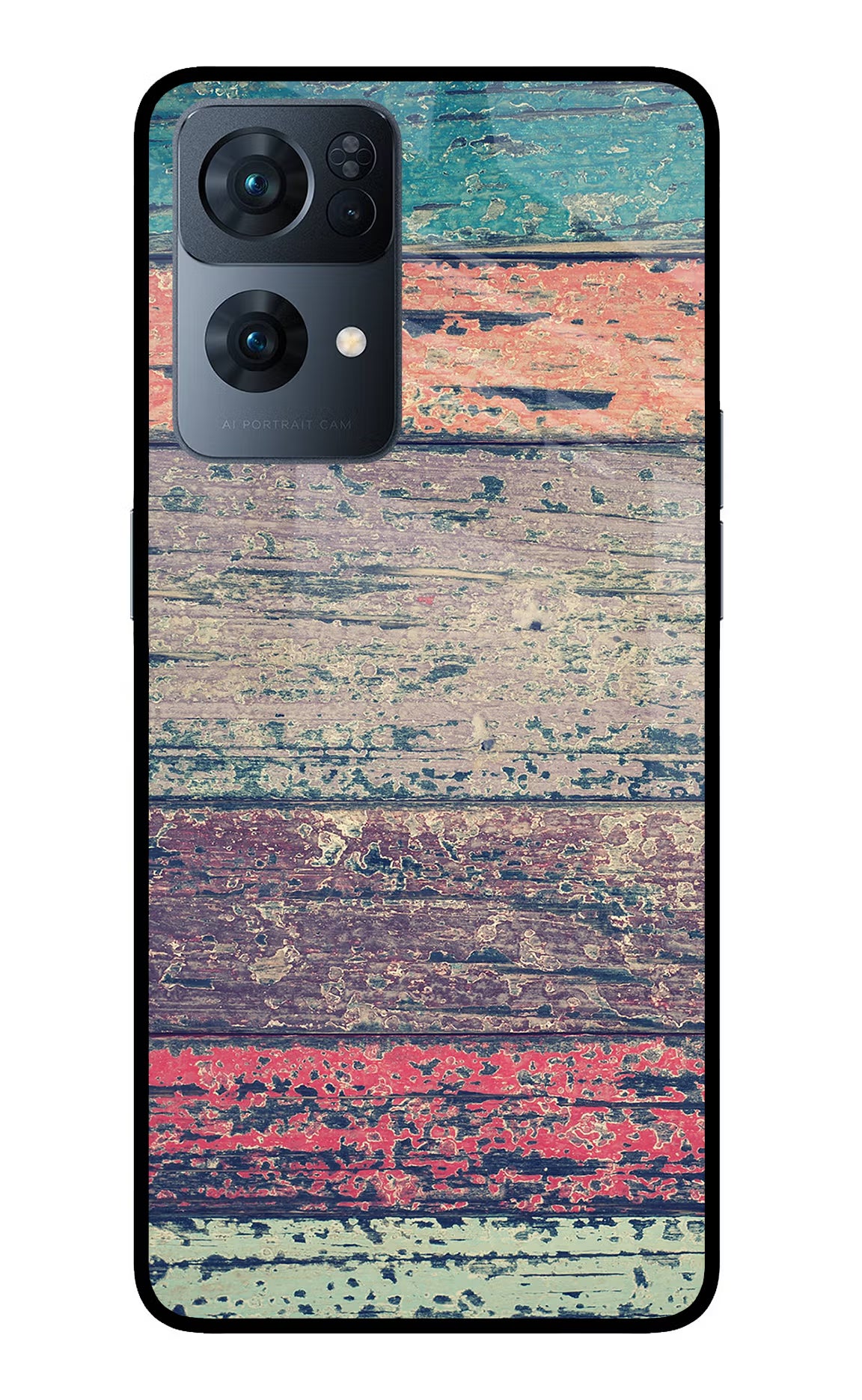 Colourful Wall Oppo Reno7 Pro 5G Back Cover - Colourful Wall Oppo Reno7 Pro 5G Glass Case Back Cover by Casekaro Colourful Wall Oppo Reno7 Pro 5G Glass Case Back Cover by Casekaro