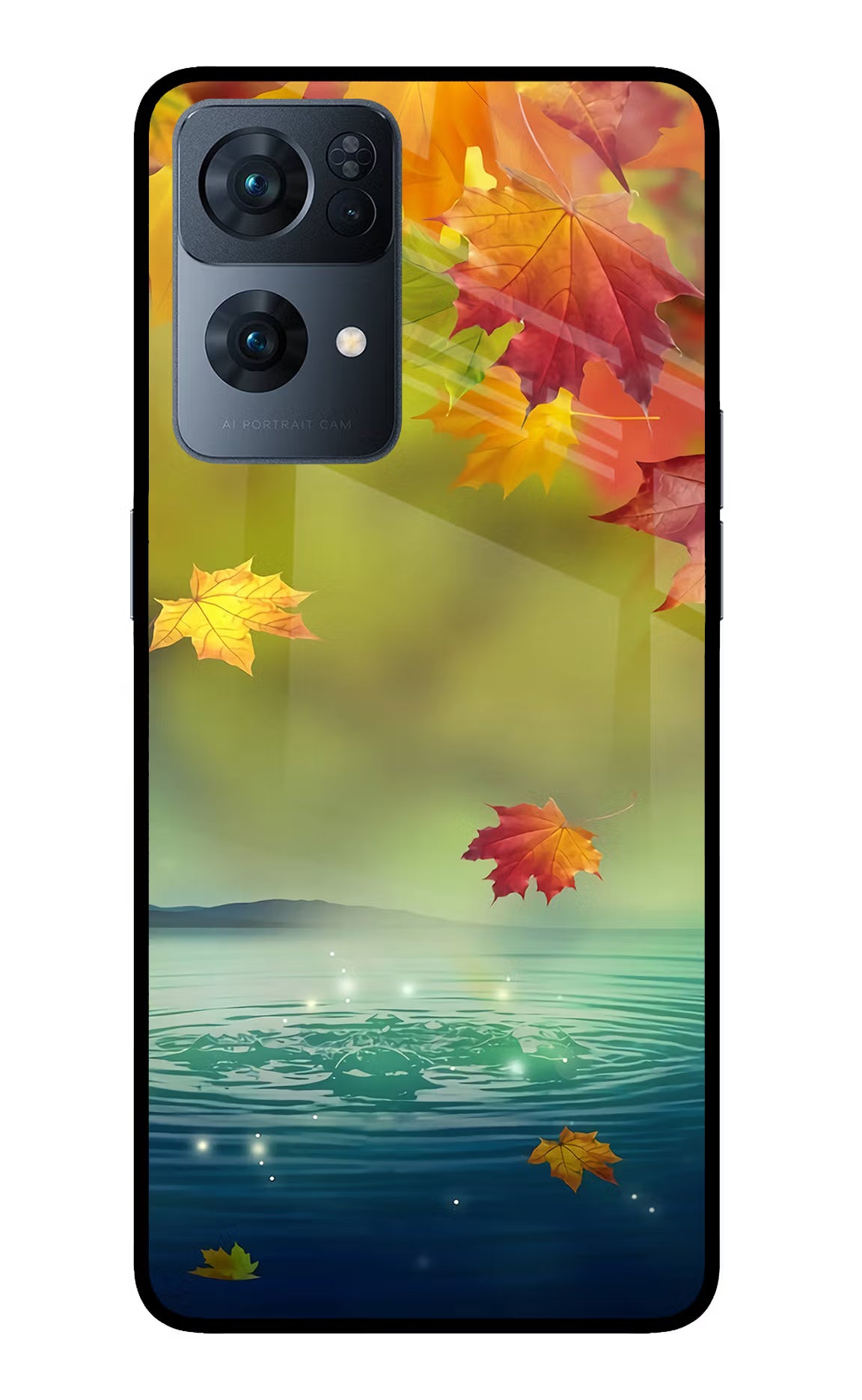 Flowers Oppo Reno7 Pro 5G Glass Case - Flowers Oppo Reno7 Pro 5G Glass Case Flowers Oppo Reno7 Pro 5G Glass Case