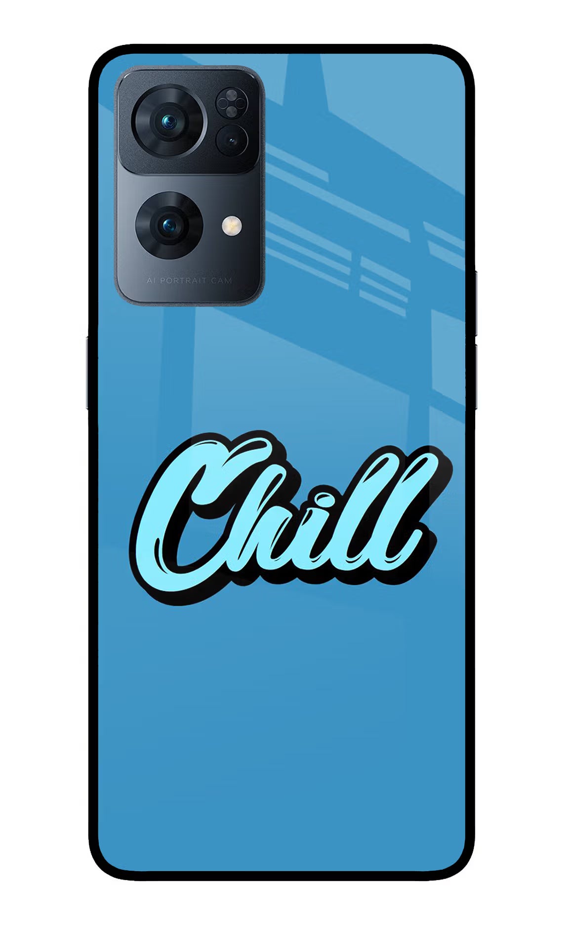 Chill Oppo Reno7 Pro 5G Back Cover - Chill Oppo Reno7 Pro 5G Glass Case Back Cover by Casekaro Chill Oppo Reno7 Pro 5G Glass Case Back Cover by Casekaro