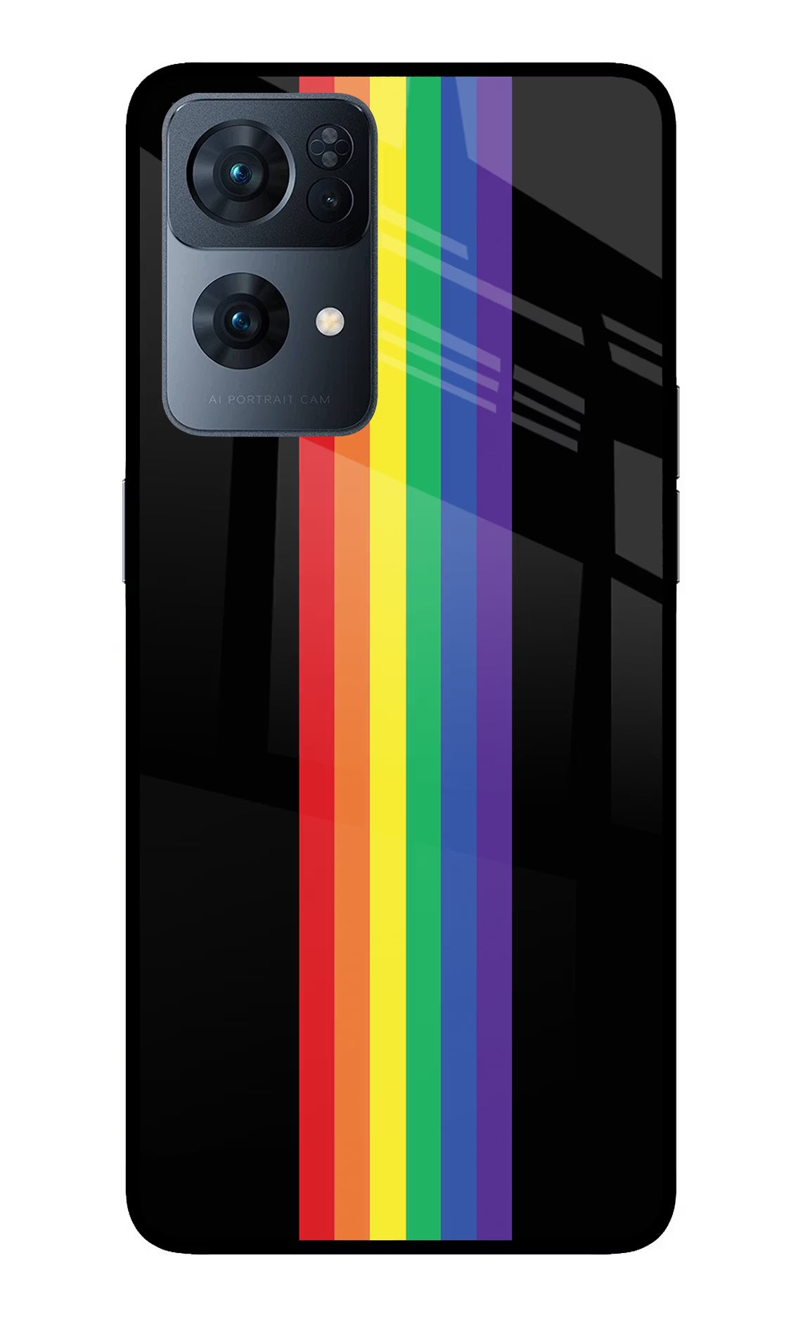 Pride Oppo Reno7 Pro 5G Back Cover - Pride Oppo Reno7 Pro 5G Glass Case Back Cover by Casekaro Pride Oppo Reno7 Pro 5G Glass Case Back Cover by Casekaro
