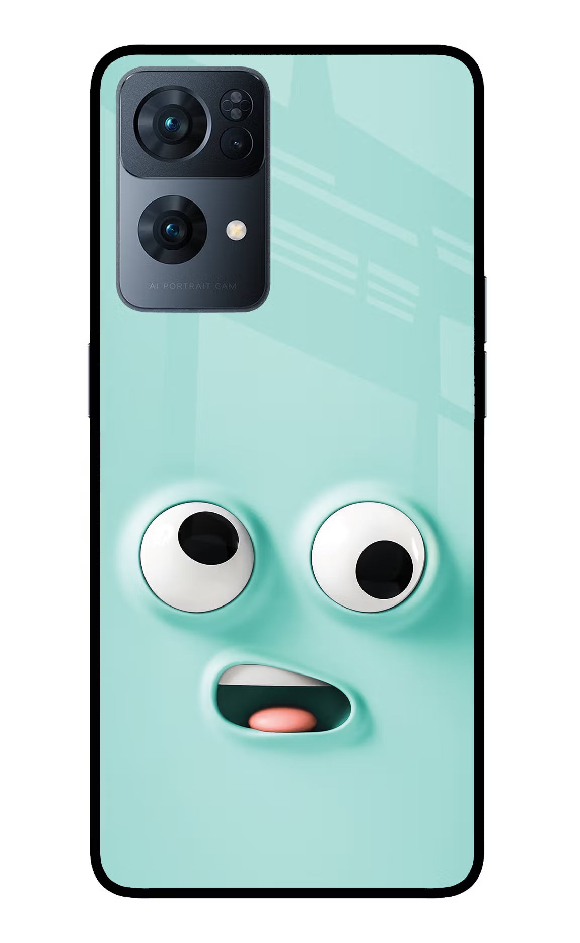 Funny Cartoon Oppo Reno7 Pro 5G Glass Case - Funny Cartoon Oppo Reno7 Pro 5G Glass Case Funny Cartoon Oppo Reno7 Pro 5G Glass Case