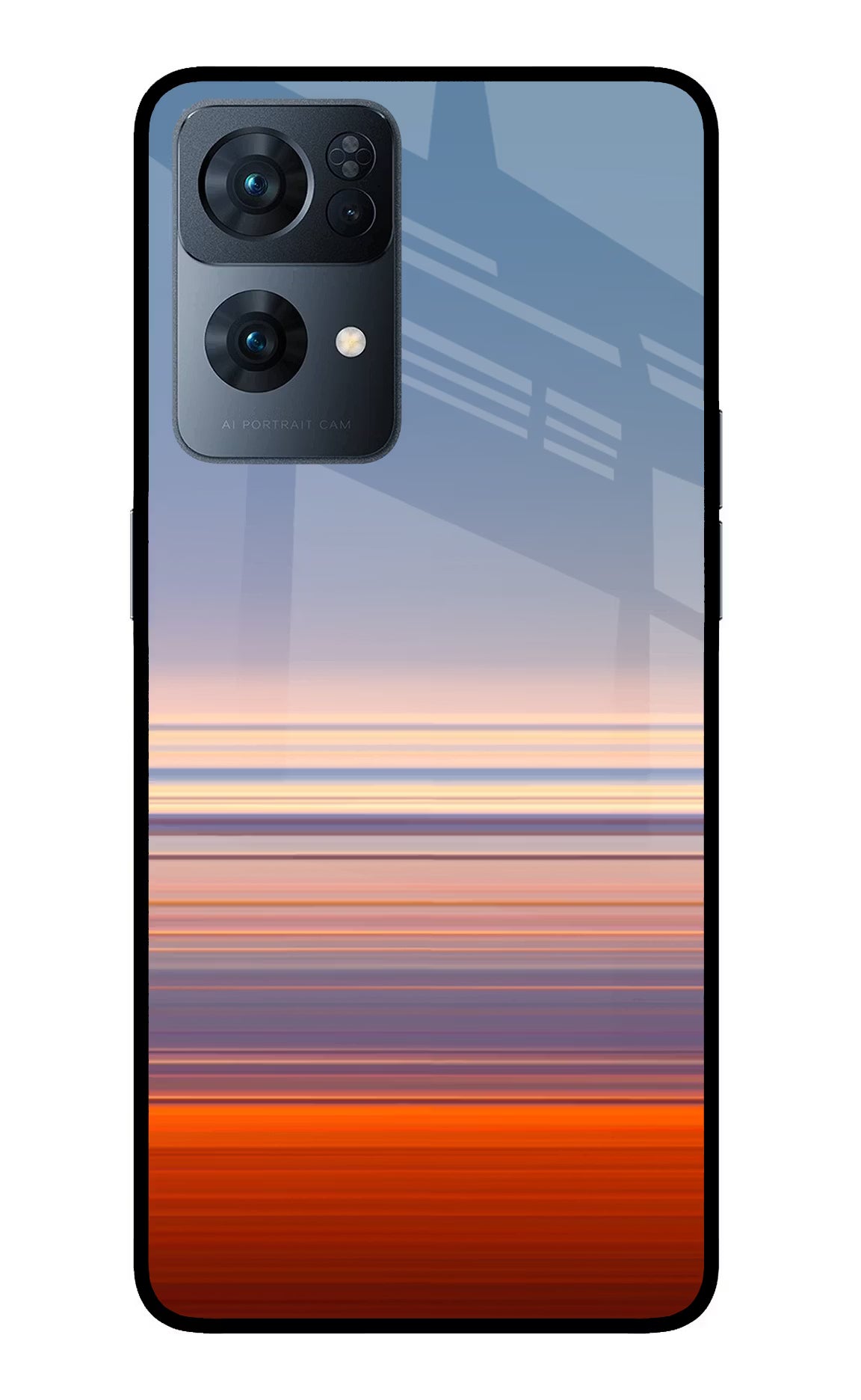 Morning Colors Oppo Reno7 Pro 5G Back Cover - Morning Colors Oppo Reno7 Pro 5G Glass Case Back Cover by Casekaro Morning Colors Oppo Reno7 Pro 5G Glass Case Back Cover by Casekaro