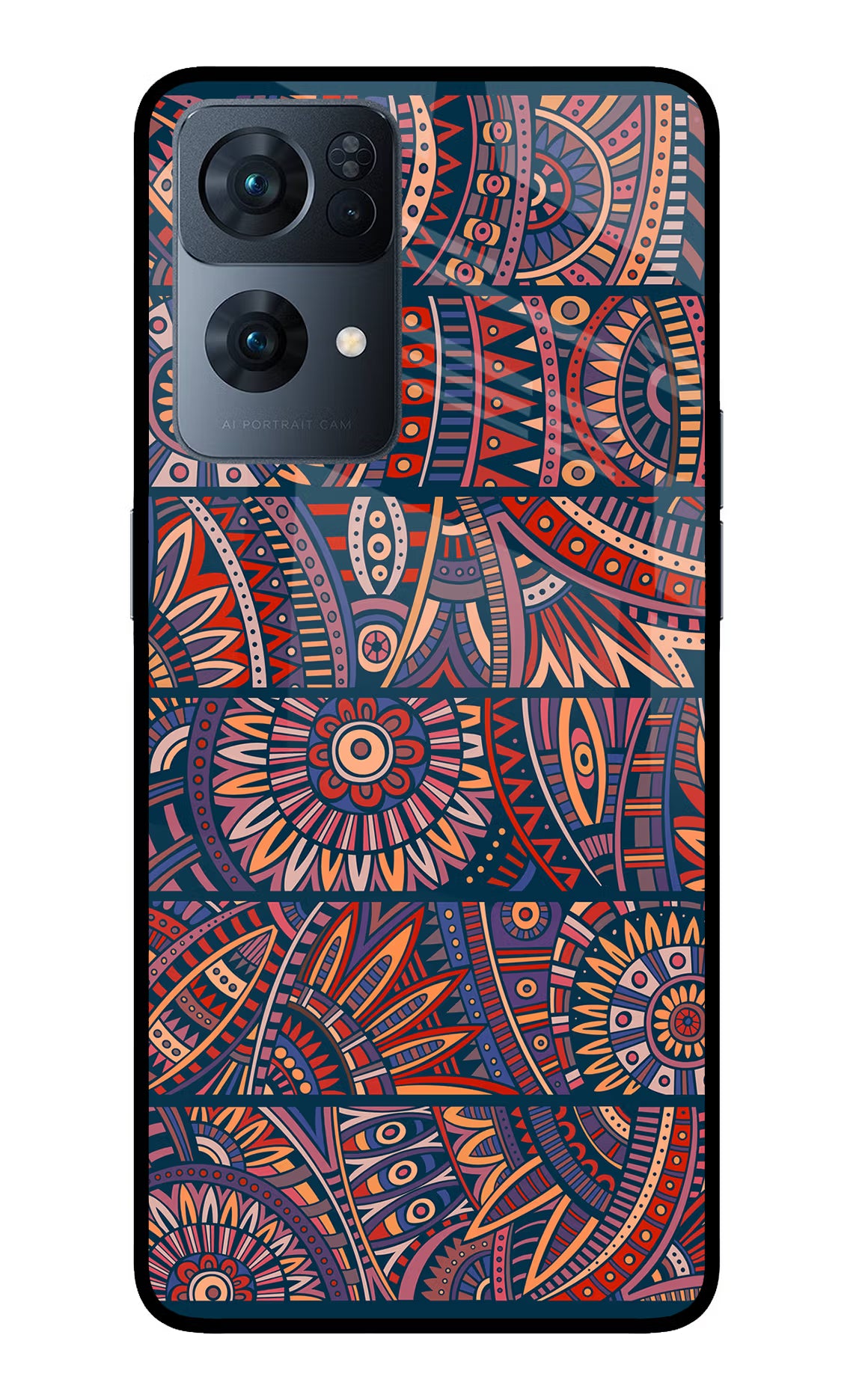 African Culture Design Oppo Reno7 Pro 5G Back Cover - African Culture Design Oppo Reno7 Pro 5G Glass Case Back Cover by Casekaro African Culture Design Oppo Reno7 Pro 5G Glass Case Back Cover by Casekaro