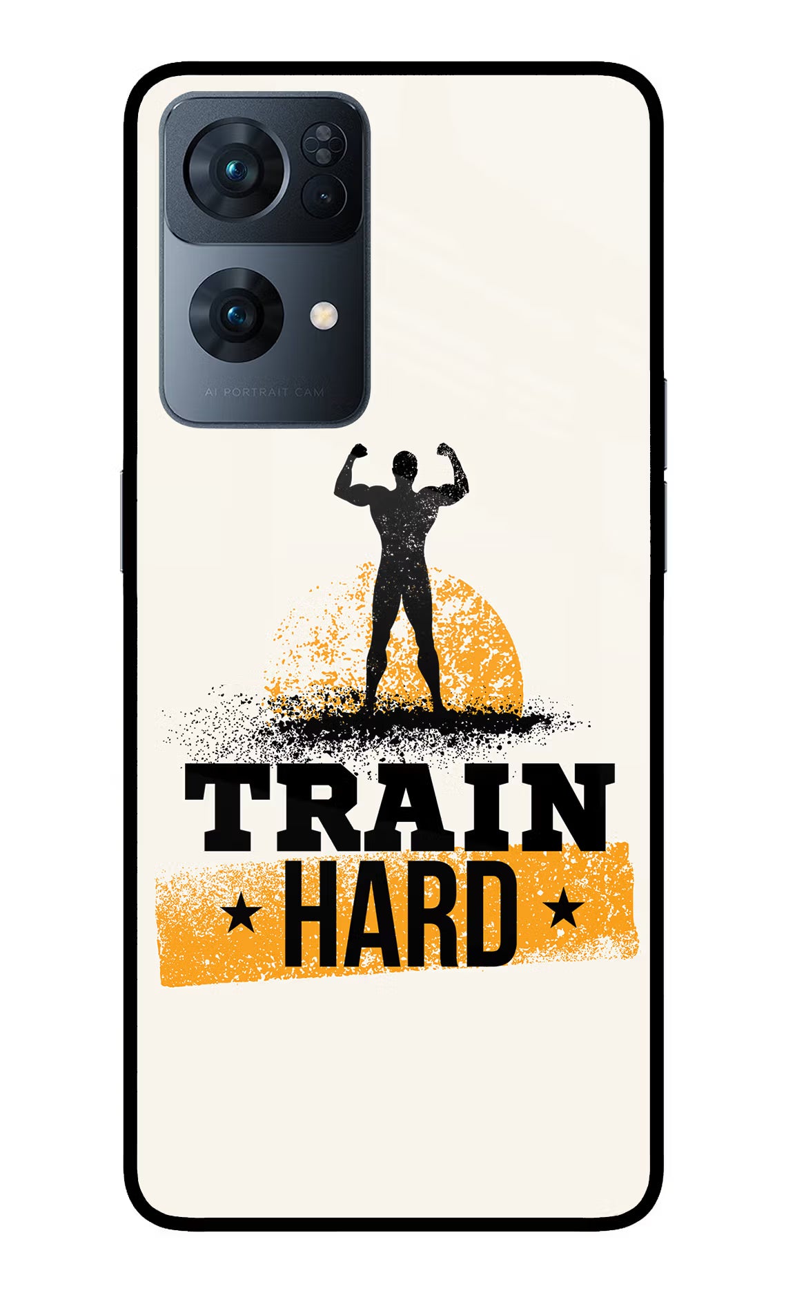 Train Hard Oppo Reno7 Pro 5G Glass Case - Train Hard Oppo Reno7 Pro 5G Glass Case Train Hard Oppo Reno7 Pro 5G Glass Case