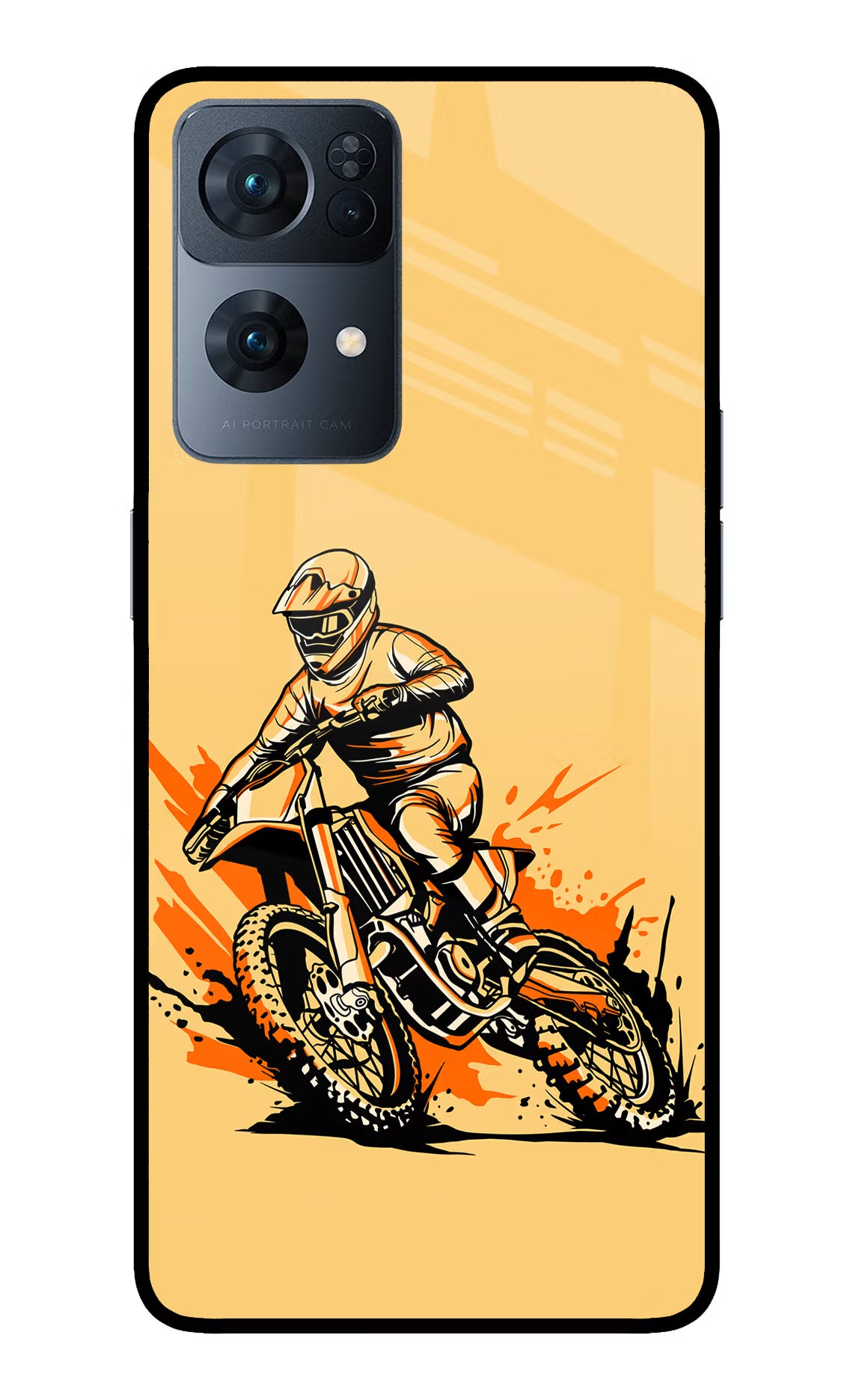Off-Road Fury Oppo Reno7 Pro 5G Back Cover - Off-Road Fury Oppo Reno7 Pro 5G Glass Case Back Cover by Casekaro Off-Road Fury Oppo Reno7 Pro 5G Glass Case Back Cover by Casekaro