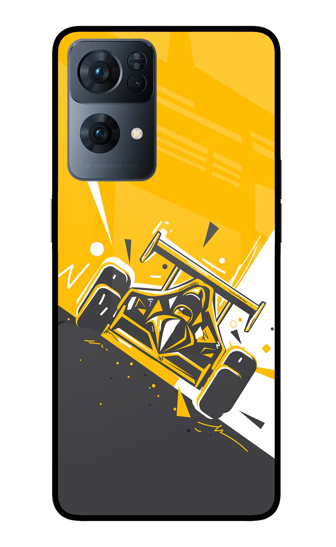 Track King Oppo Reno7 Pro 5G Glass Case - Track King Oppo Reno7 Pro 5G Glass Case Track King Oppo Reno7 Pro 5G Glass Case