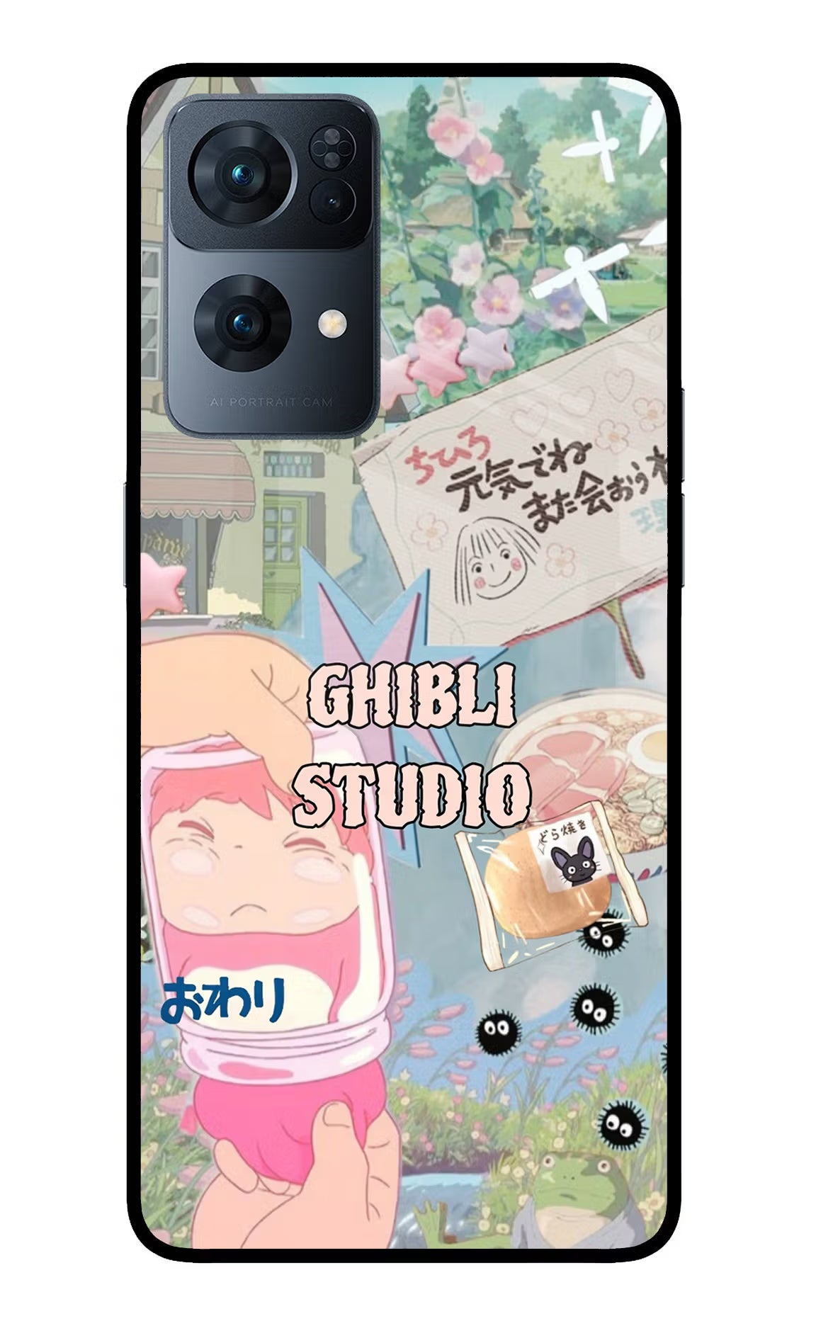 Studio Ghibli Oppo Reno7 Pro 5G Glass Case - Studio Ghibli Oppo Reno7 Pro 5G Glass Case Studio Ghibli Oppo Reno7 Pro 5G Glass Case