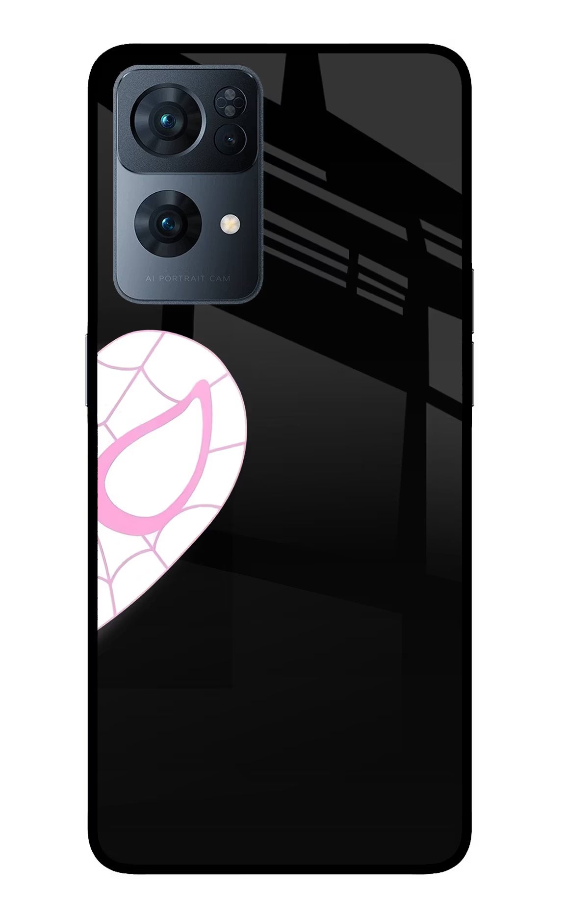 Gwen Mask Oppo Reno7 Pro 5G Glass Case - Gwen Mask Oppo Reno7 Pro 5G Glass Case Gwen Mask Oppo Reno7 Pro 5G Glass Case