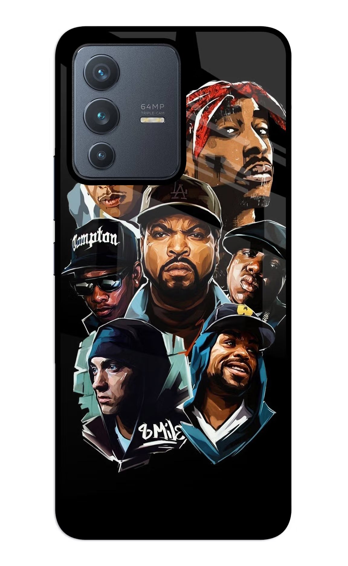Rappers Vivo V23 5G Glass Case - Rappers Vivo V23 5G Glass Case Rappers Vivo V23 5G Glass Case