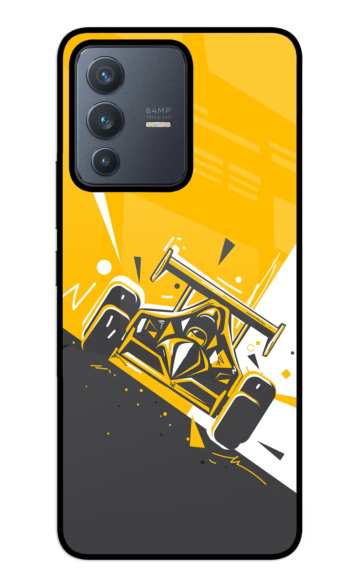 Track King Vivo V23 5G Glass Case - Track King Vivo V23 5G Glass Case Track King Vivo V23 5G Glass Case