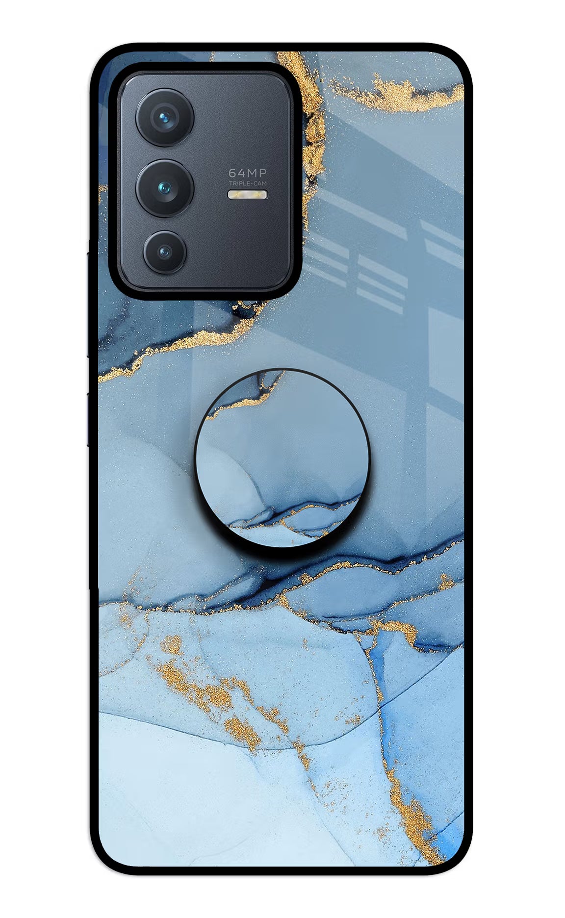 Blue Marble Vivo V23 5G Pop Case - Blue Marble Vivo V23 5G Pop Case by Casekaro Blue Marble Vivo V23 5G Pop Case by Casekaro