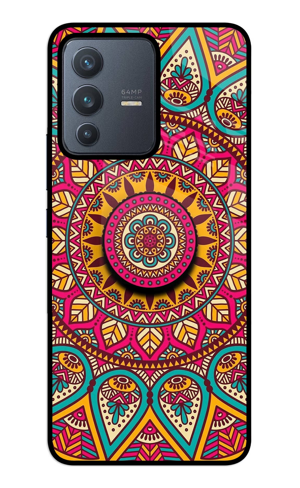 Mandala Vivo V23 5G Pop Case - Mandala Vivo V23 5G Pop Case by Casekaro Mandala Vivo V23 5G Pop Case by Casekaro