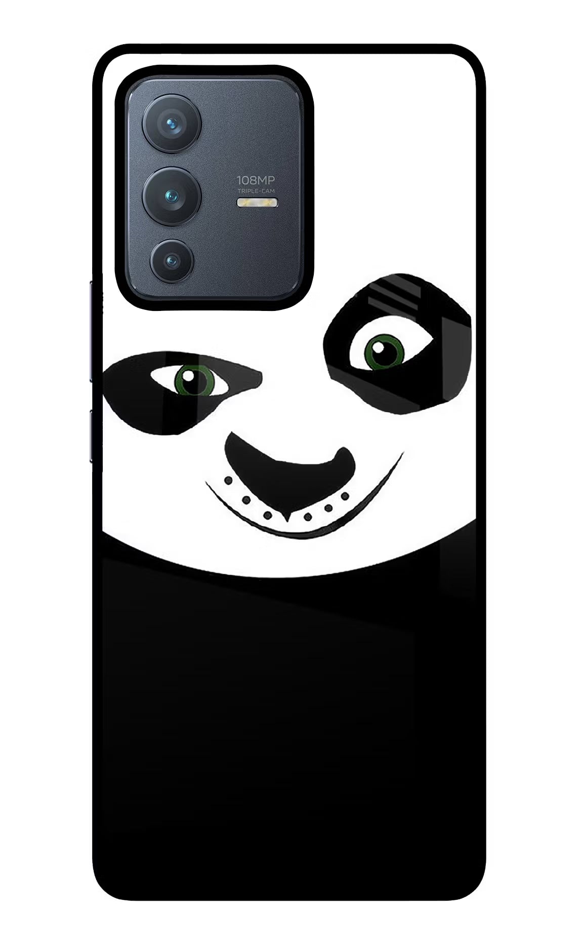 Panda Vivo V23 Pro 5G Back Cover - Panda Vivo V23 Pro 5G Glass Case Back Cover by Casekaro Panda Vivo V23 Pro 5G Glass Case Back Cover by Casekaro