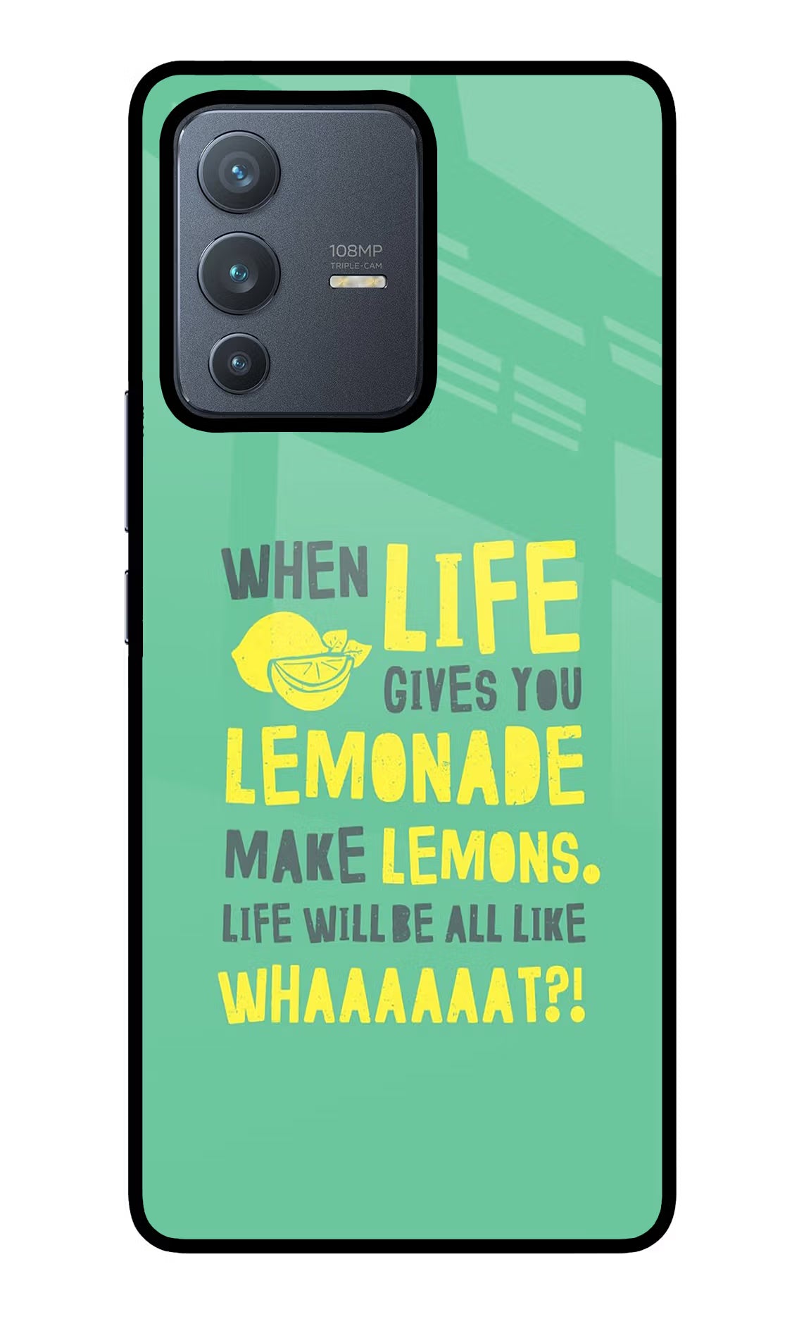 Quote Vivo V23 Pro 5G Back Cover - Quote Vivo V23 Pro 5G Glass Case Back Cover by Casekaro Quote Vivo V23 Pro 5G Glass Case Back Cover by Casekaro