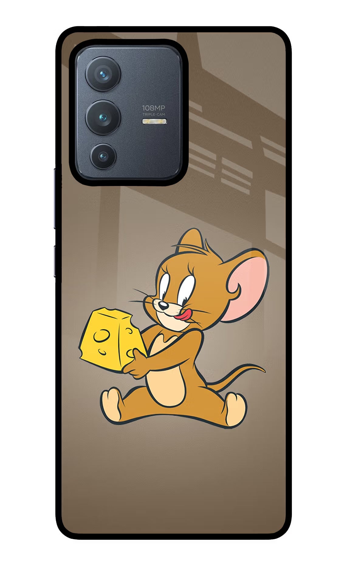 Jerry Vivo V23 Pro 5G Back Cover - Jerry Vivo V23 Pro 5G Glass Case Back Cover by Casekaro Jerry Vivo V23 Pro 5G Glass Case Back Cover by Casekaro