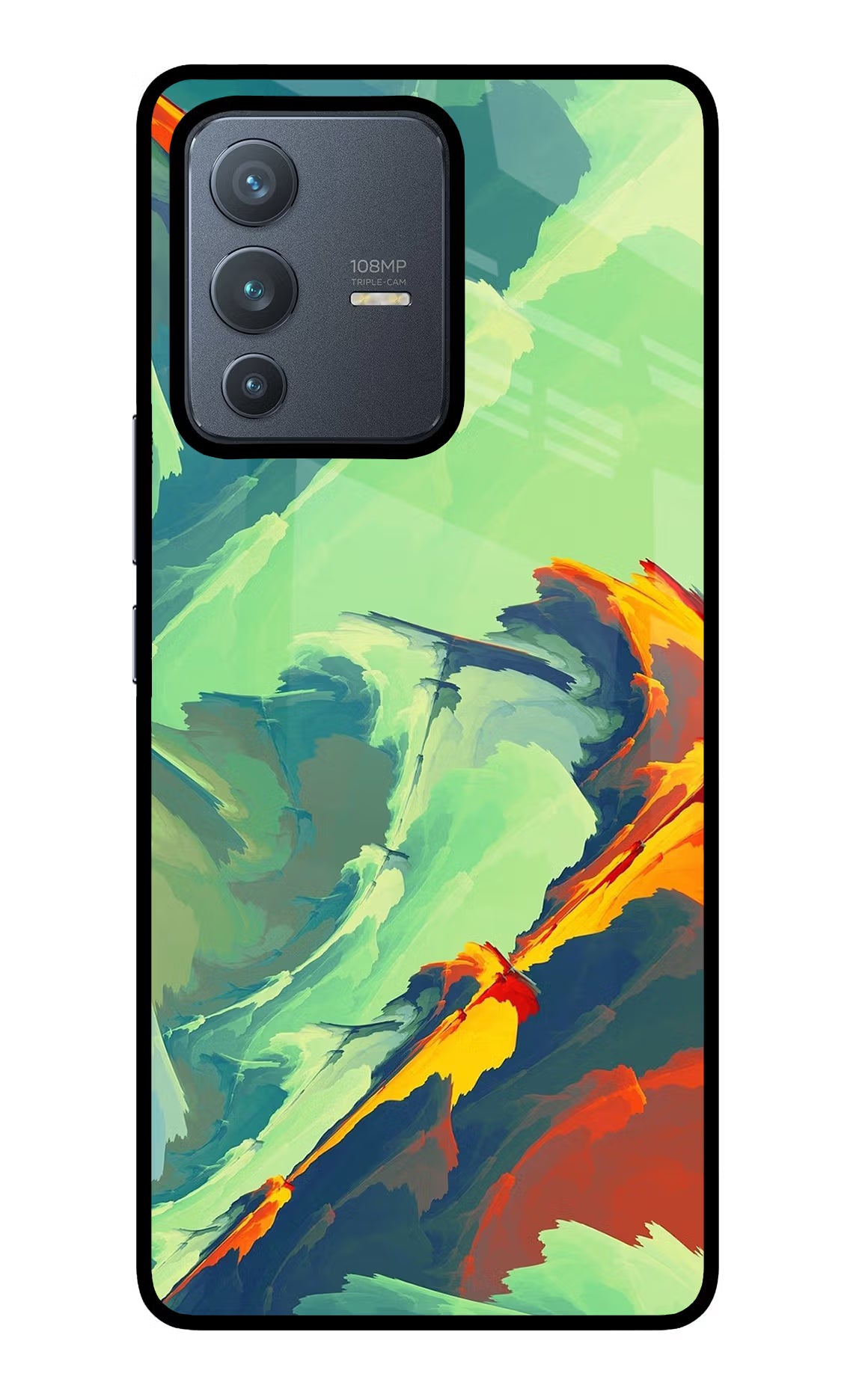 Paint Art Vivo V23 Pro 5G Glass Case - Paint Art Vivo V23 Pro 5G Glass Case Paint Art Vivo V23 Pro 5G Glass Case