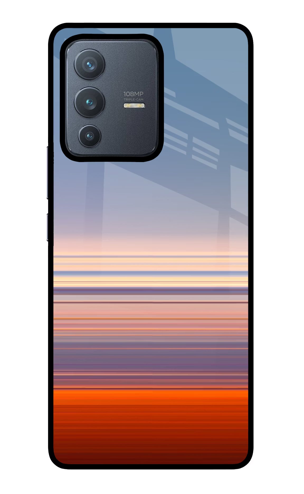 Morning Colors Vivo V23 Pro 5G Back Cover - Morning Colors Vivo V23 Pro 5G Glass Case Back Cover by Casekaro Morning Colors Vivo V23 Pro 5G Glass Case Back Cover by Casekaro