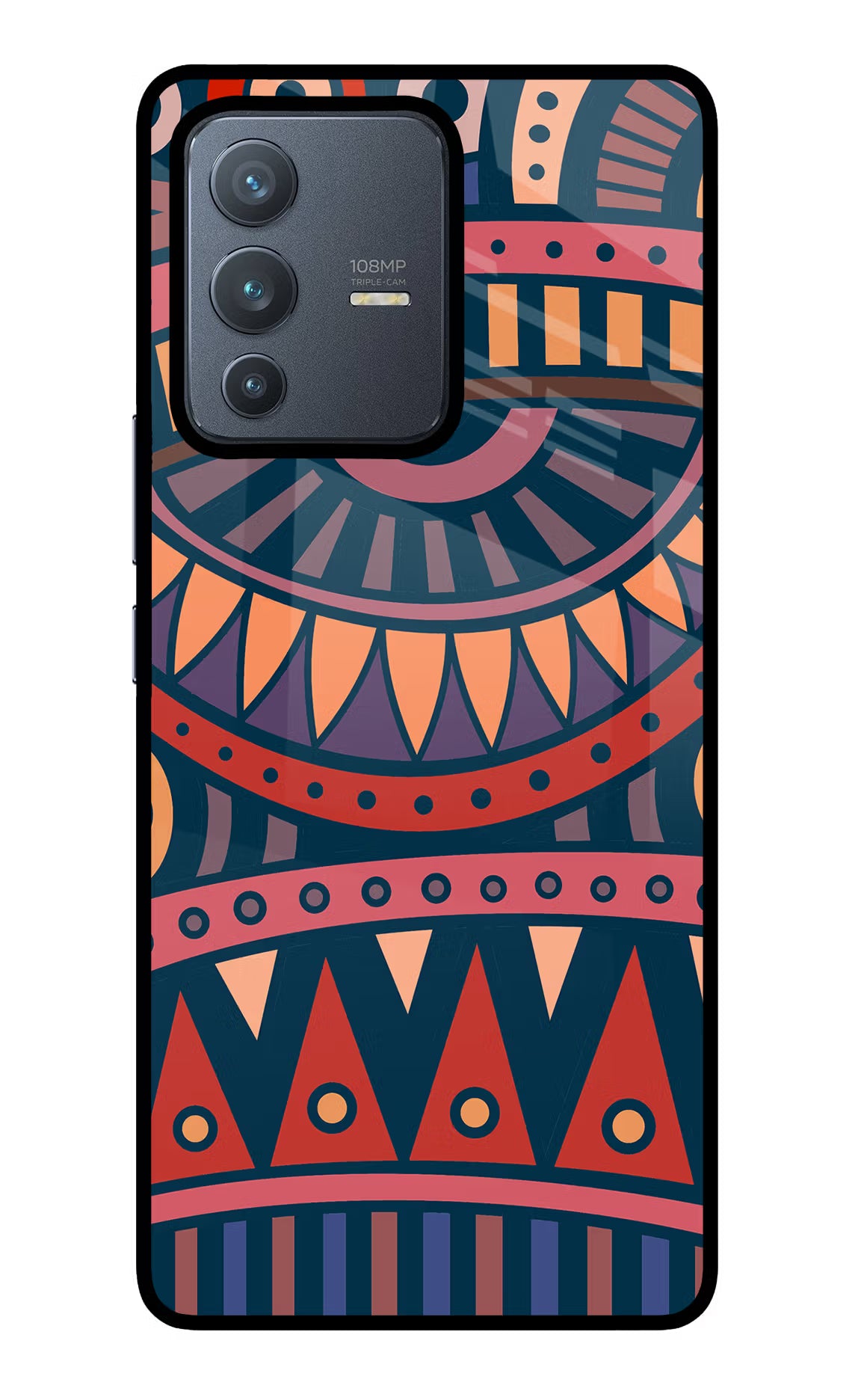 African Culture Design Vivo V23 Pro 5G Back Cover - African Culture Design Vivo V23 Pro 5G Glass Case Back Cover by Casekaro African Culture Design Vivo V23 Pro 5G Glass Case Back Cover by Casekaro