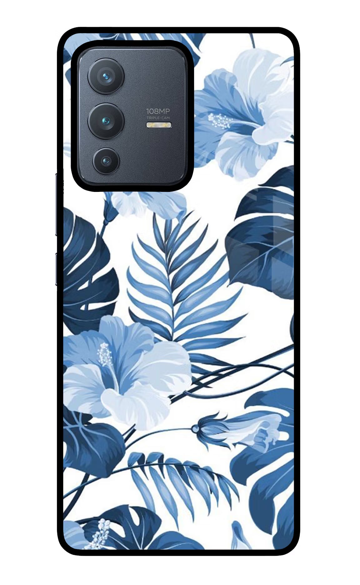 Fabric Art Vivo V23 Pro 5G Glass Case - Fabric Art Vivo V23 Pro 5G Glass Case Fabric Art Vivo V23 Pro 5G Glass Case