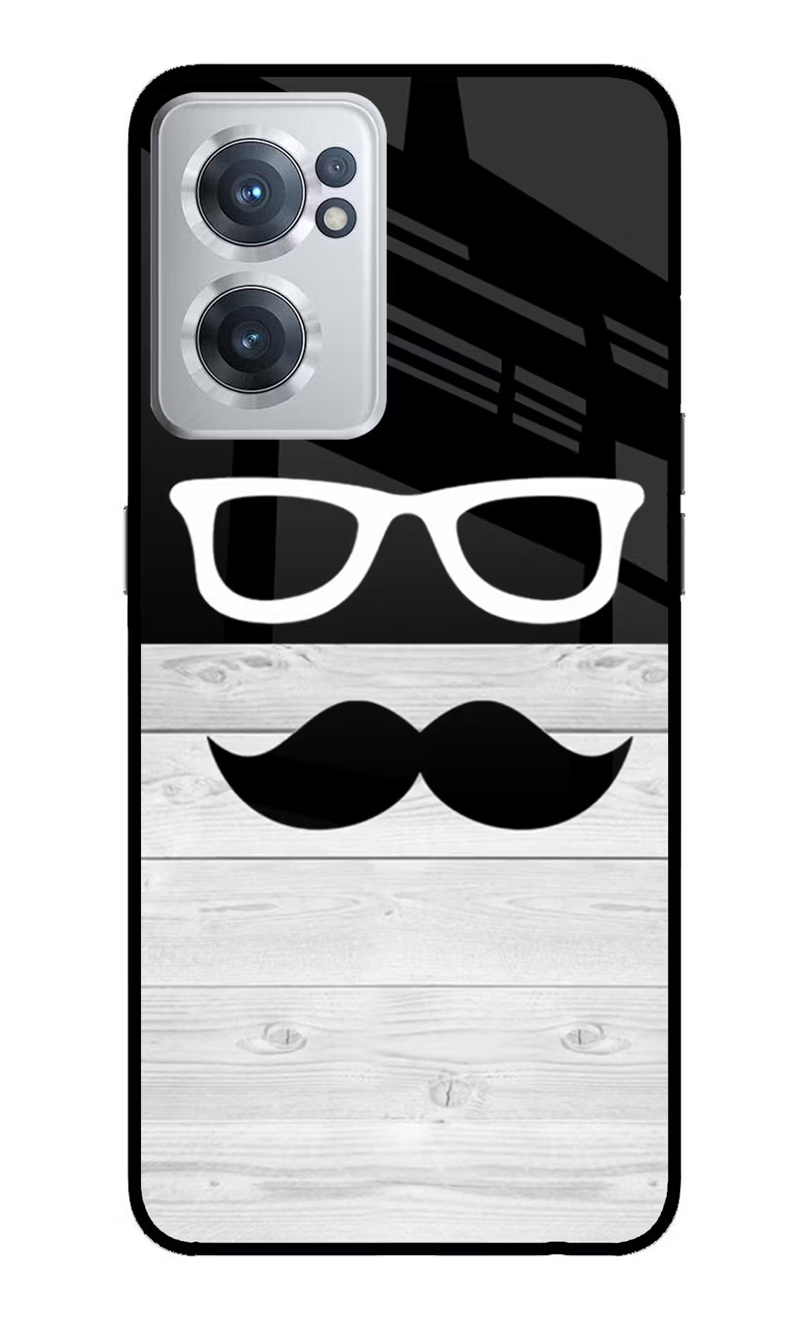 Mustache OnePlus Nord CE 2 5G Glass Case - Mustache OnePlus Nord CE 2 5G Glass Case Mustache OnePlus Nord CE 2 5G Glass Case