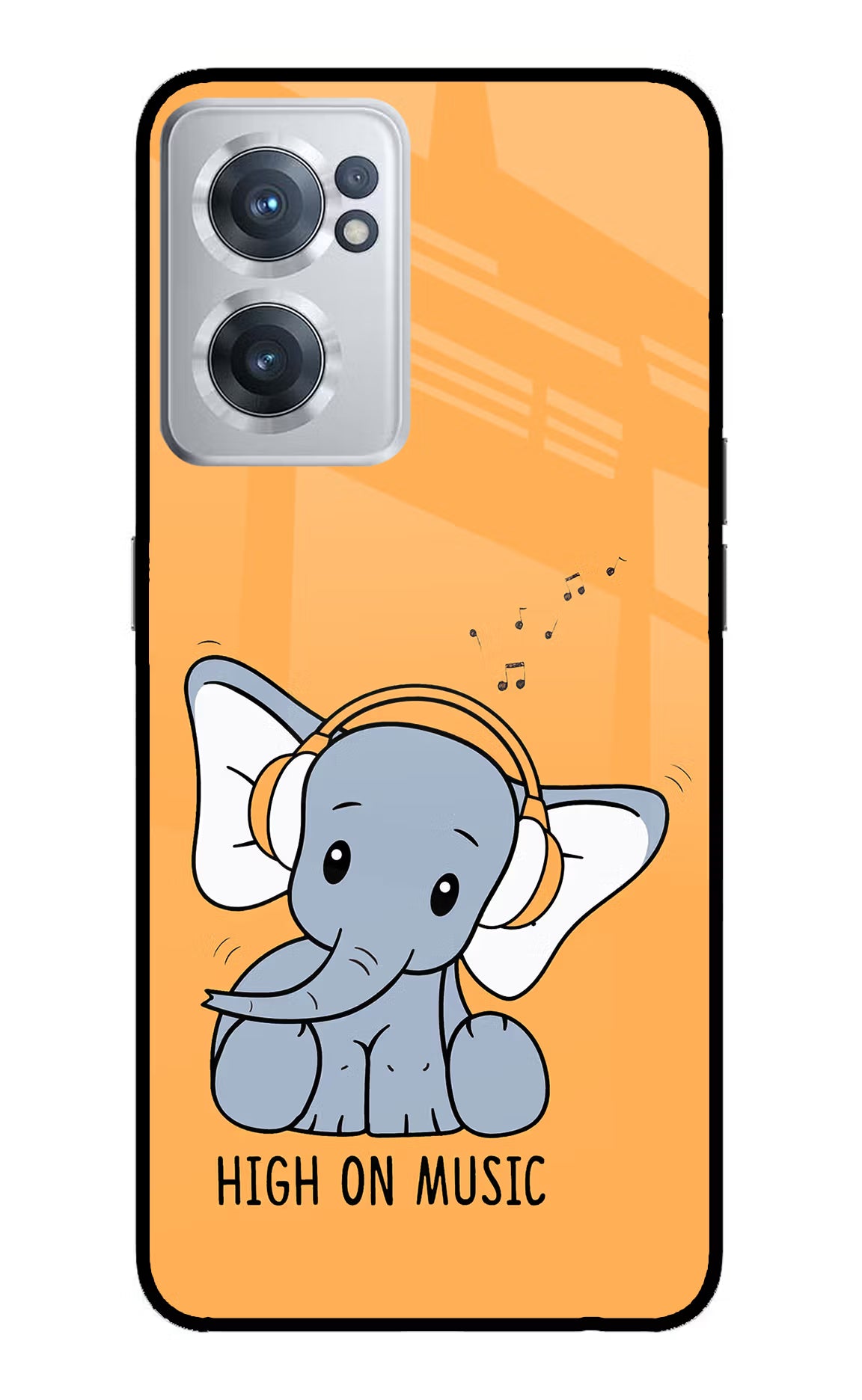 High On Music OnePlus Nord CE 2 5G Glass Case - High On Music OnePlus Nord CE 2 5G Glass Case High On Music OnePlus Nord CE 2 5G Glass Case