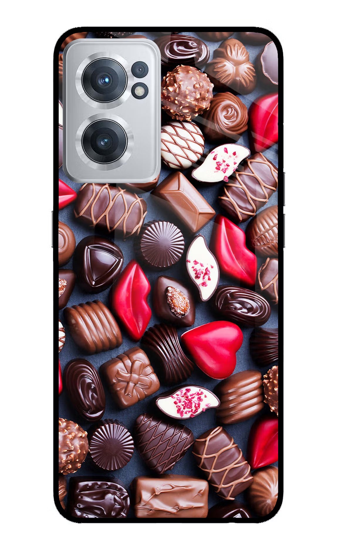 Chocolates OnePlus Nord CE 2 5G Glass Case - Chocolates OnePlus Nord CE 2 5G Glass Case Chocolates OnePlus Nord CE 2 5G Glass Case