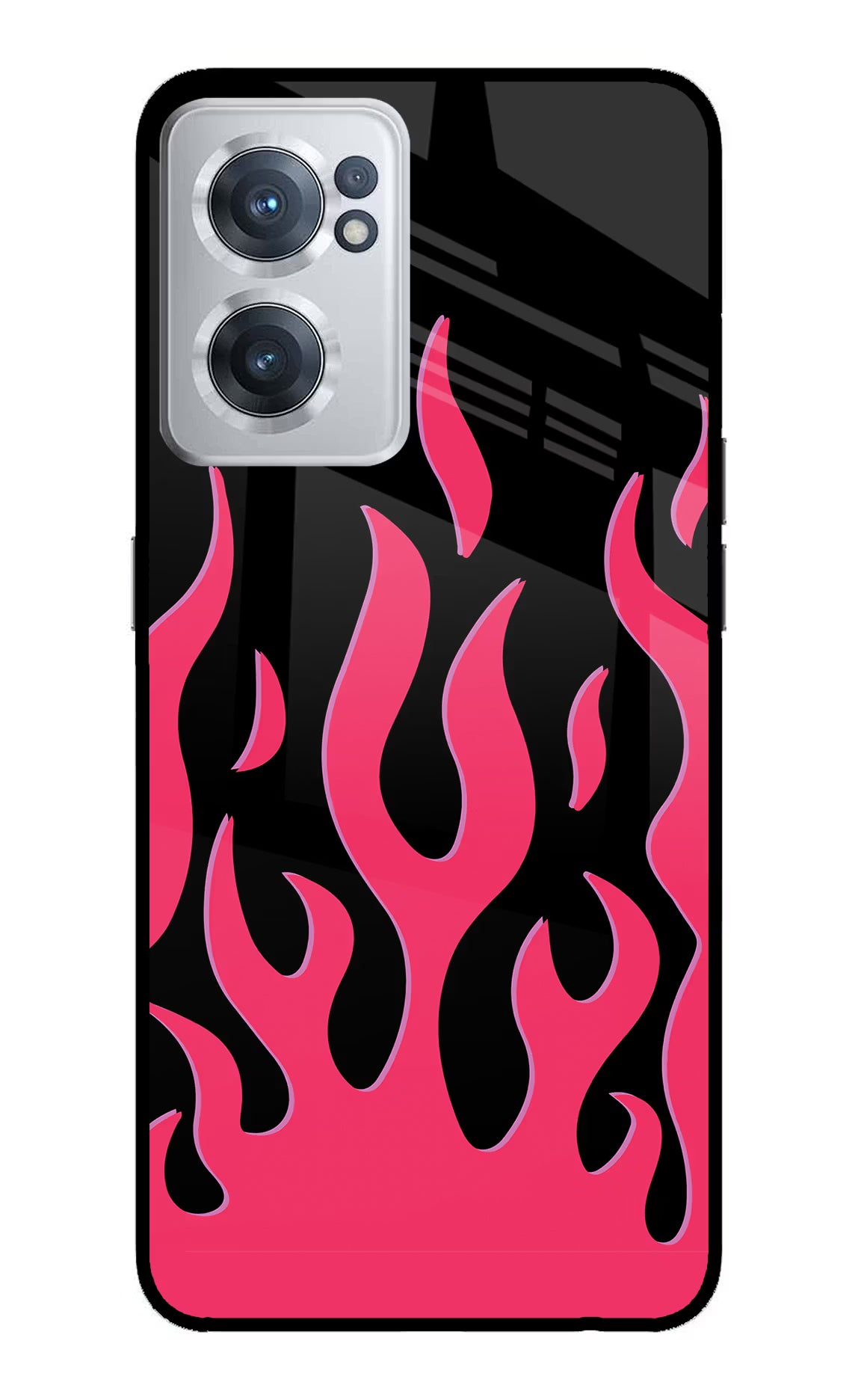 Fire Flames OnePlus Nord CE 2 5G Glass Case - Fire Flames OnePlus Nord CE 2 5G Glass Case Fire Flames OnePlus Nord CE 2 5G Glass Case