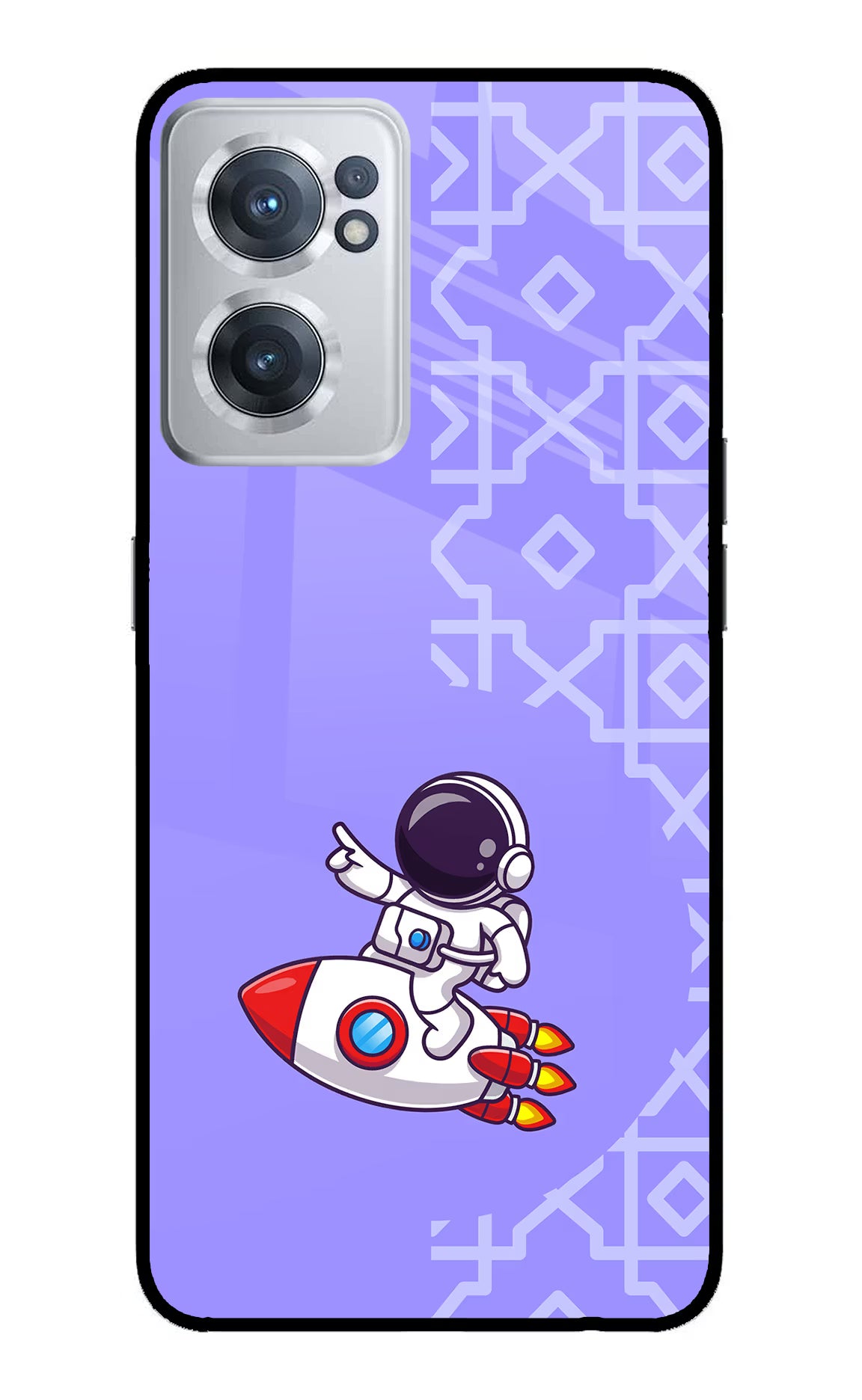 Cute Astronaut OnePlus Nord CE 2 5G Glass Case - Cute Astronaut OnePlus Nord CE 2 5G Glass Case Cute Astronaut OnePlus Nord CE 2 5G Glass Case