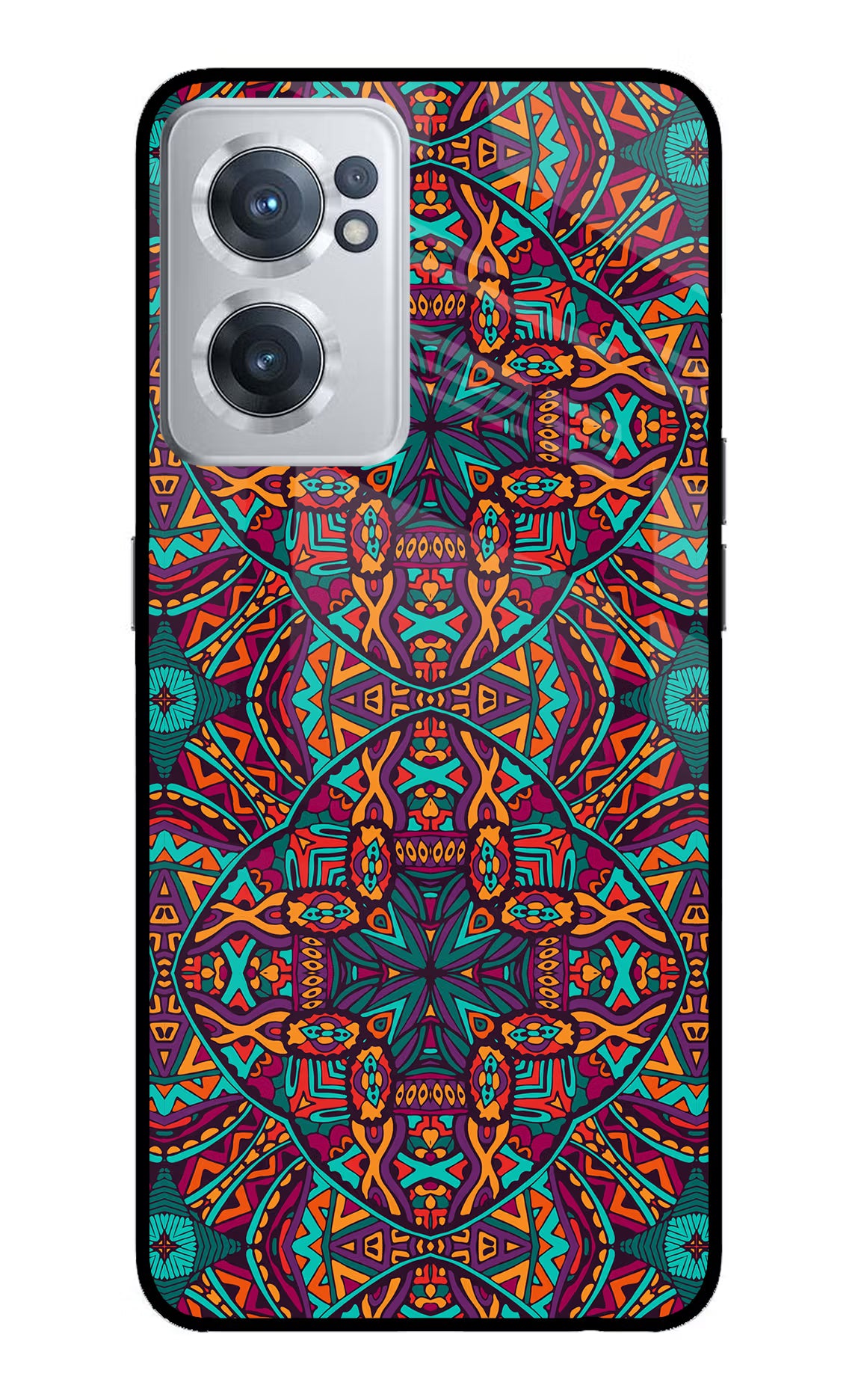 Colour Mandala OnePlus Nord CE 2 5G Glass Case - Colour Mandala OnePlus Nord CE 2 5G Glass Case Colour Mandala OnePlus Nord CE 2 5G Glass Case