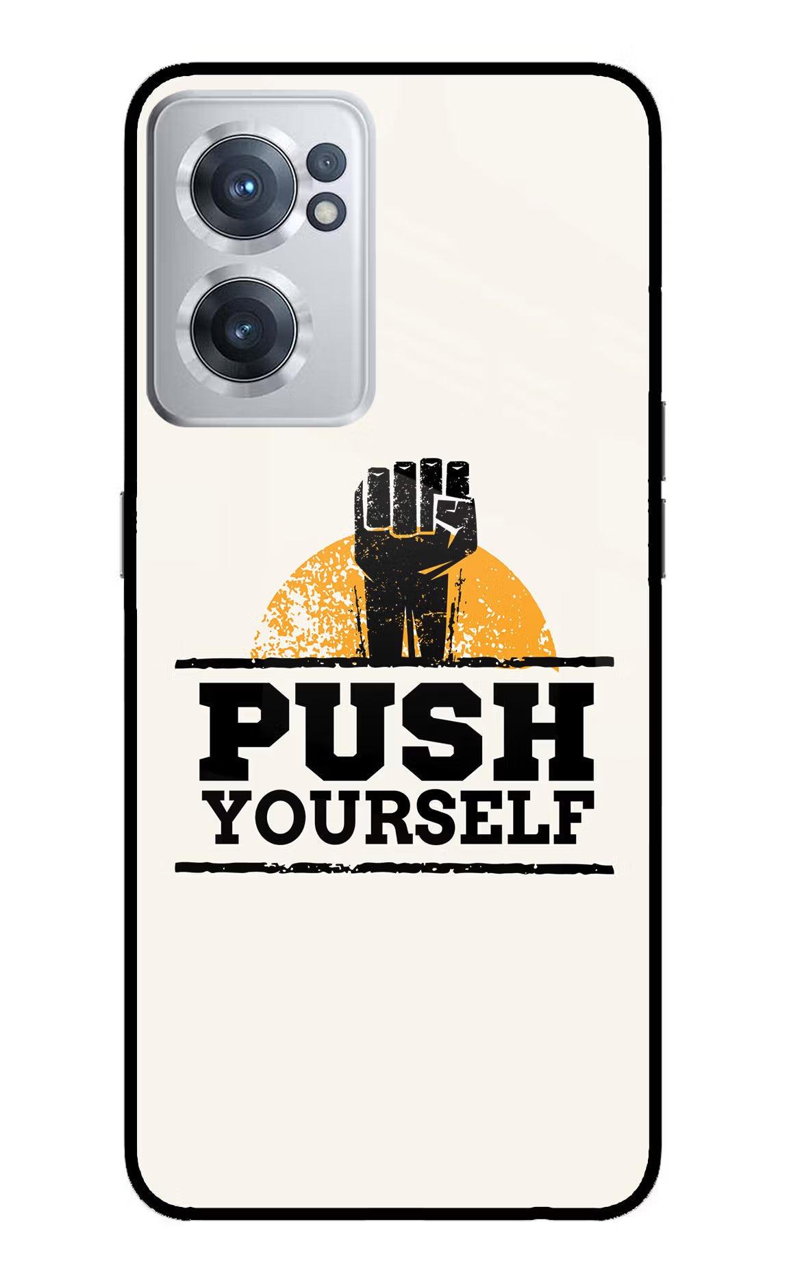 Push Yourself OnePlus Nord CE 2 5G Glass Case - Push Yourself OnePlus Nord CE 2 5G Glass Case Push Yourself OnePlus Nord CE 2 5G Glass Case