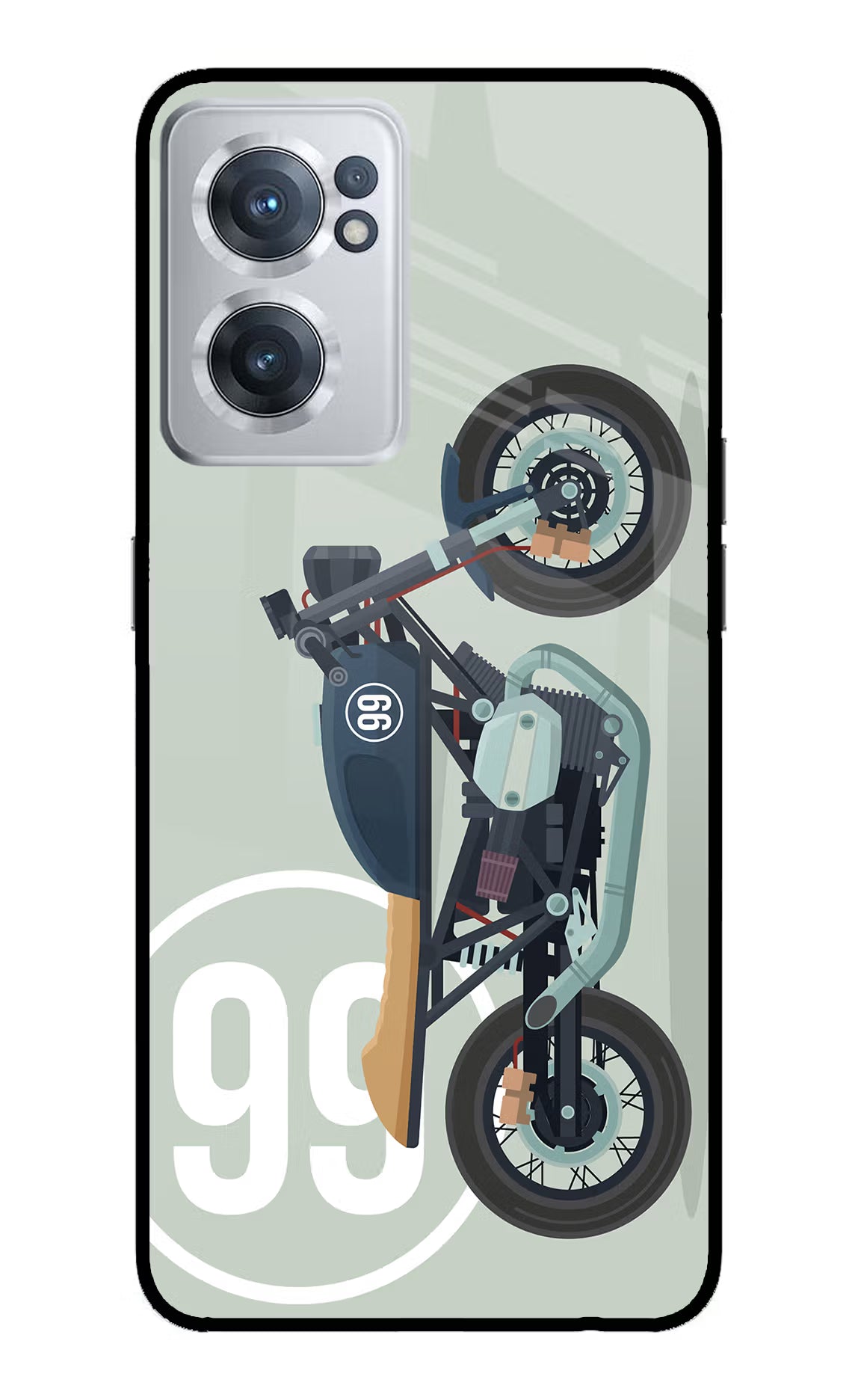 Classic Cafe Racer 99 OnePlus Nord CE 2 5G Glass Case - Classic Cafe Racer 99 OnePlus Nord CE 2 5G Glass Case Classic Cafe Racer 99 OnePlus Nord CE 2 5G Glass Case