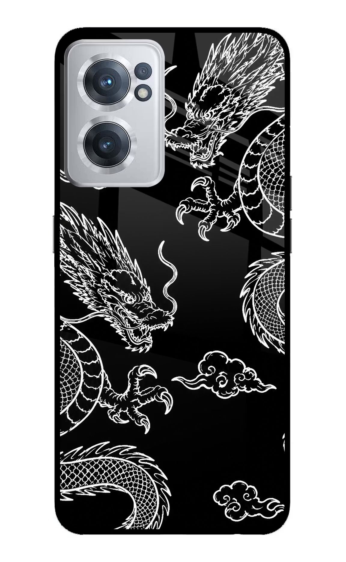Twin Dragons OnePlus Nord CE 2 5G Glass Case - Twin Dragons OnePlus Nord CE 2 5G Glass Case Twin Dragons OnePlus Nord CE 2 5G Glass Case