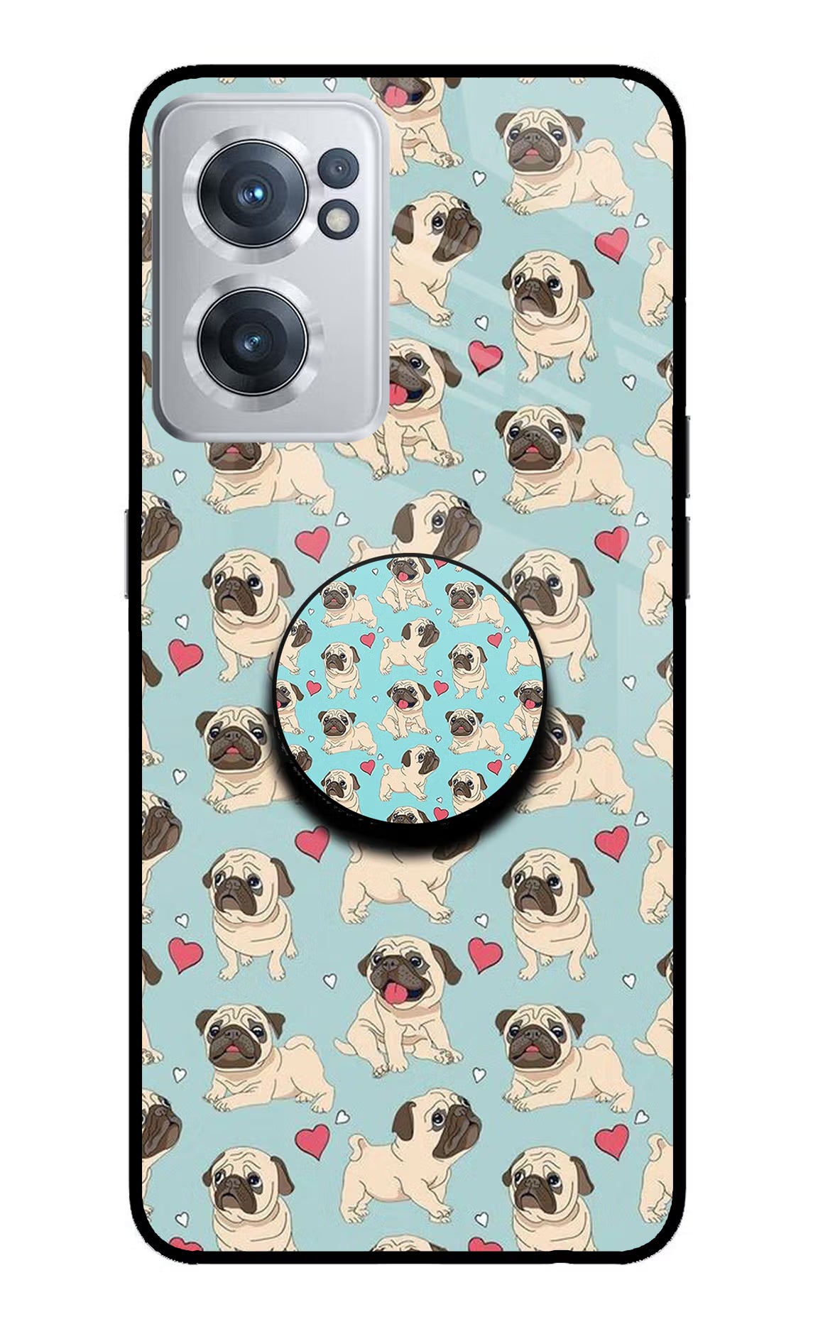 Pug Dog OnePlus Nord CE 2 5G Glass Case - Pug Dog OnePlus Nord CE 2 5G Glass Case Pug Dog OnePlus Nord CE 2 5G Glass Case