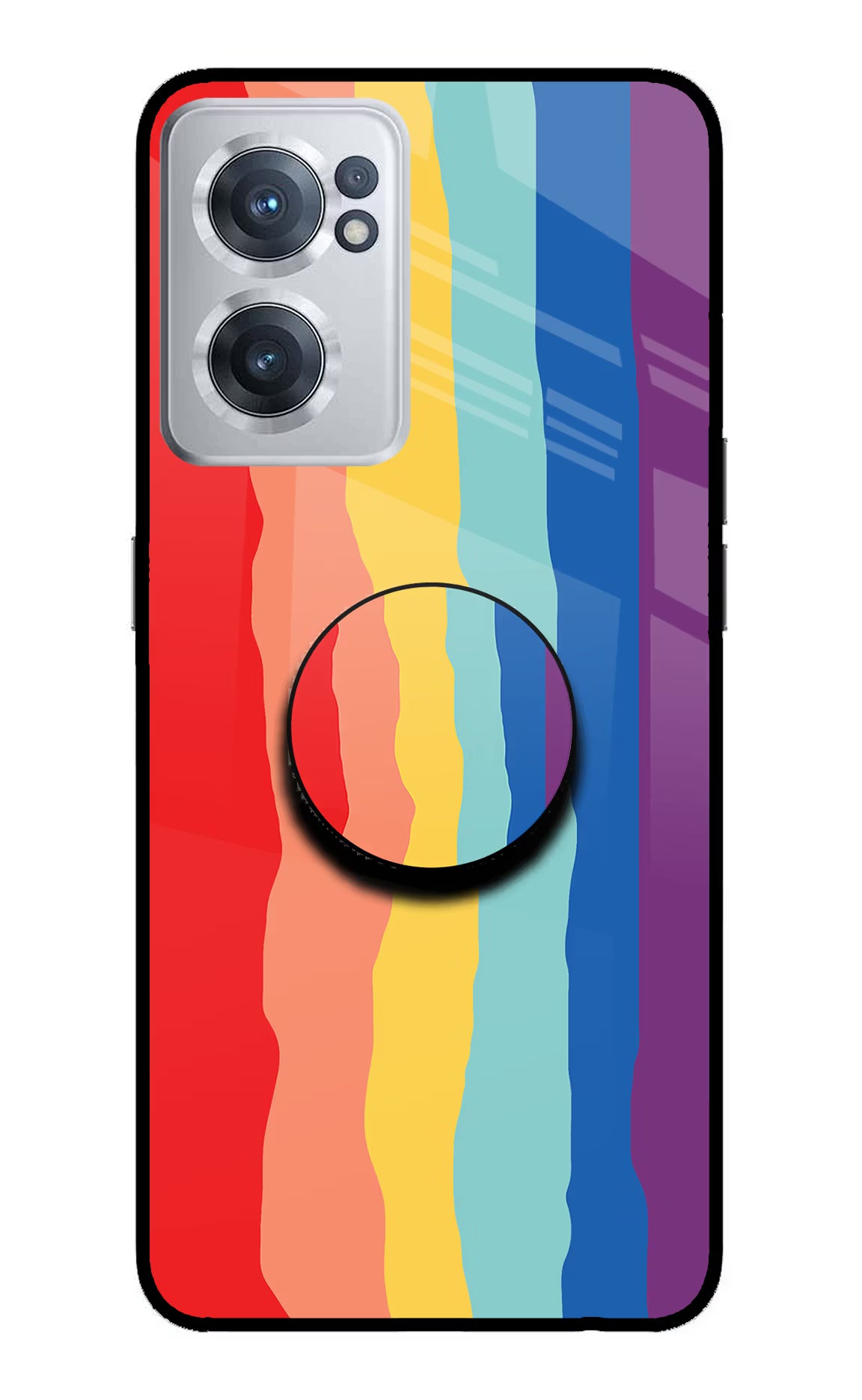 Rainbow OnePlus Nord CE 2 5G Glass Case - Rainbow OnePlus Nord CE 2 5G Glass Case Rainbow OnePlus Nord CE 2 5G Glass Case