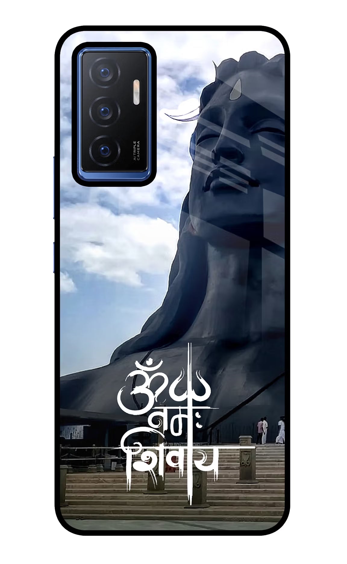 Om Namah Shivay Vivo V23E 5G Glass Case - Om Namah Shivay Vivo V23E 5G Glass Case Om Namah Shivay Vivo V23E 5G Glass Case