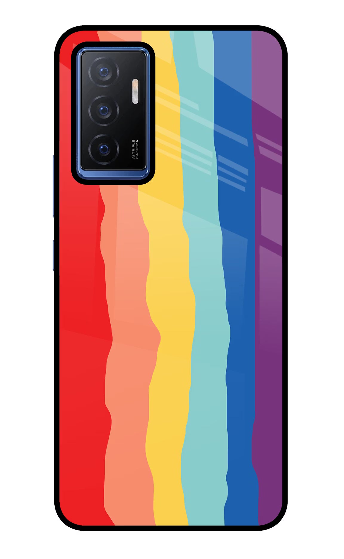 Rainbow Vivo V23E 5G Glass Case - Rainbow Vivo V23E 5G Glass Case Rainbow Vivo V23E 5G Glass Case