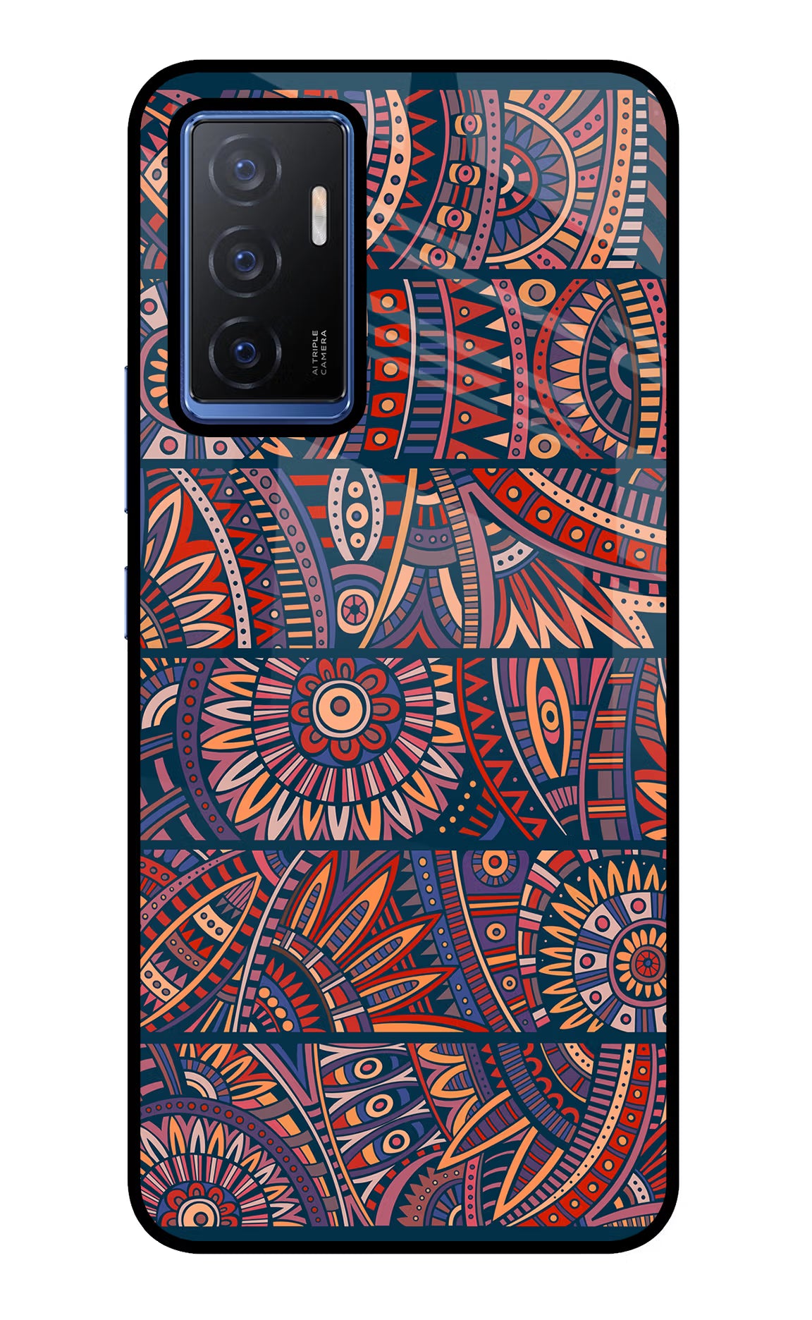 African Culture Design Vivo V23E 5G Glass Case - African Culture Design Vivo V23E 5G Glass Case African Culture Design Vivo V23E 5G Glass Case