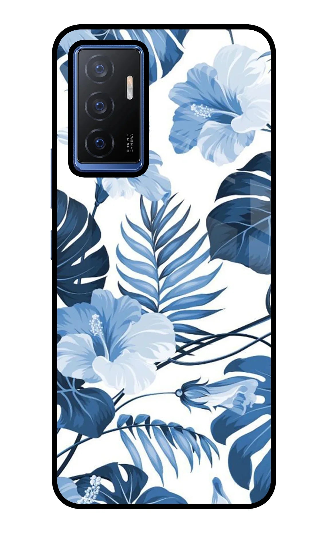 Fabric Art Vivo V23E 5G Glass Case - Fabric Art Vivo V23E 5G Glass Case Fabric Art Vivo V23E 5G Glass Case