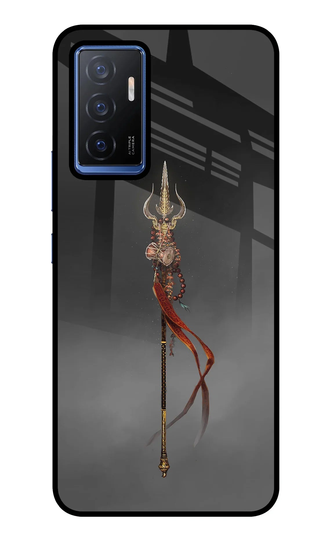 Shiv Trishul Vivo V23E 5G Glass Case - Shiv Trishul Vivo V23E 5G Glass Case Shiv Trishul Vivo V23E 5G Glass Case