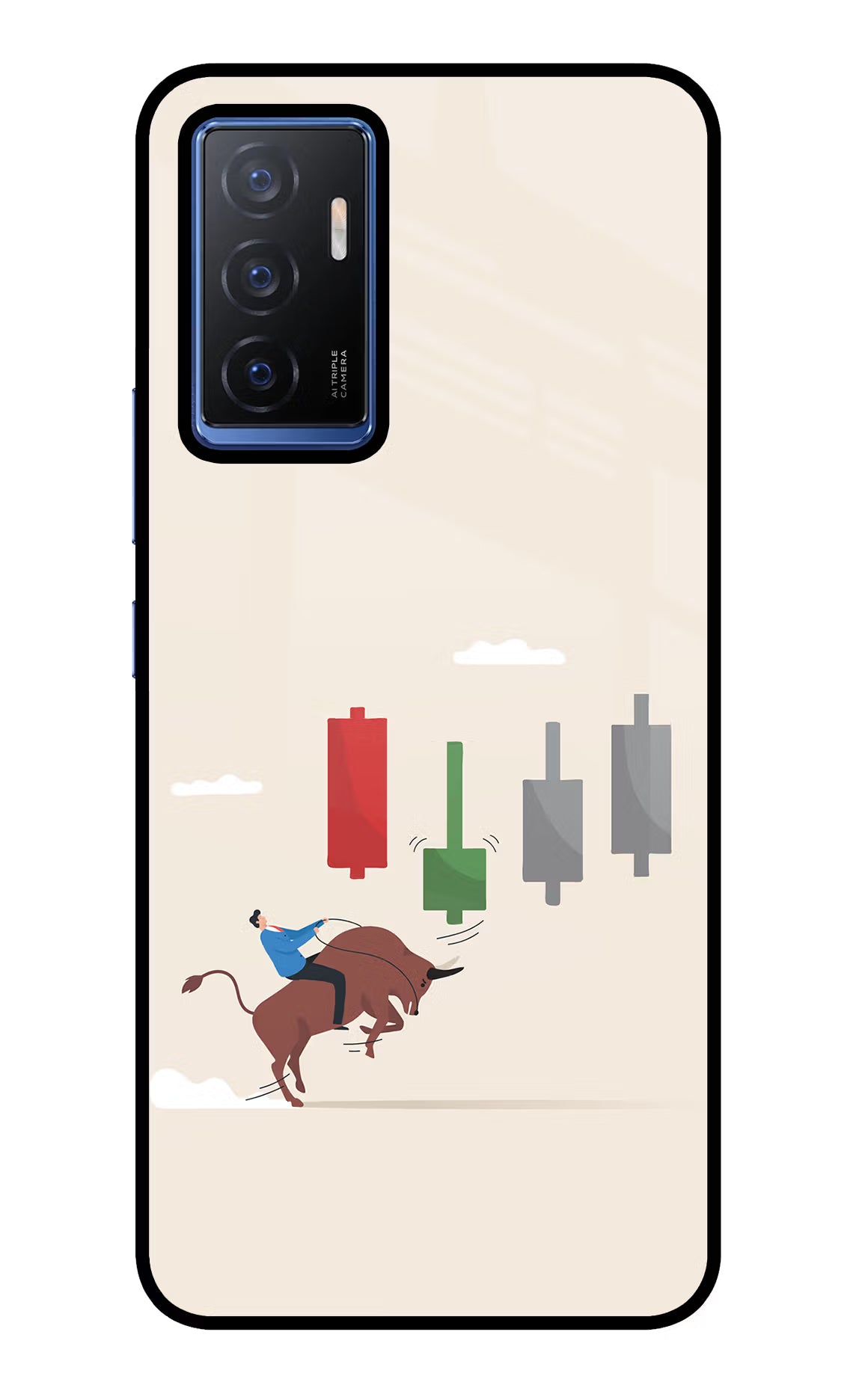 Bull Trading Momentum Vivo V23E 5G Glass Case - Bull Trading Momentum Vivo V23E 5G Glass Case Bull Trading Momentum Vivo V23E 5G Glass Case