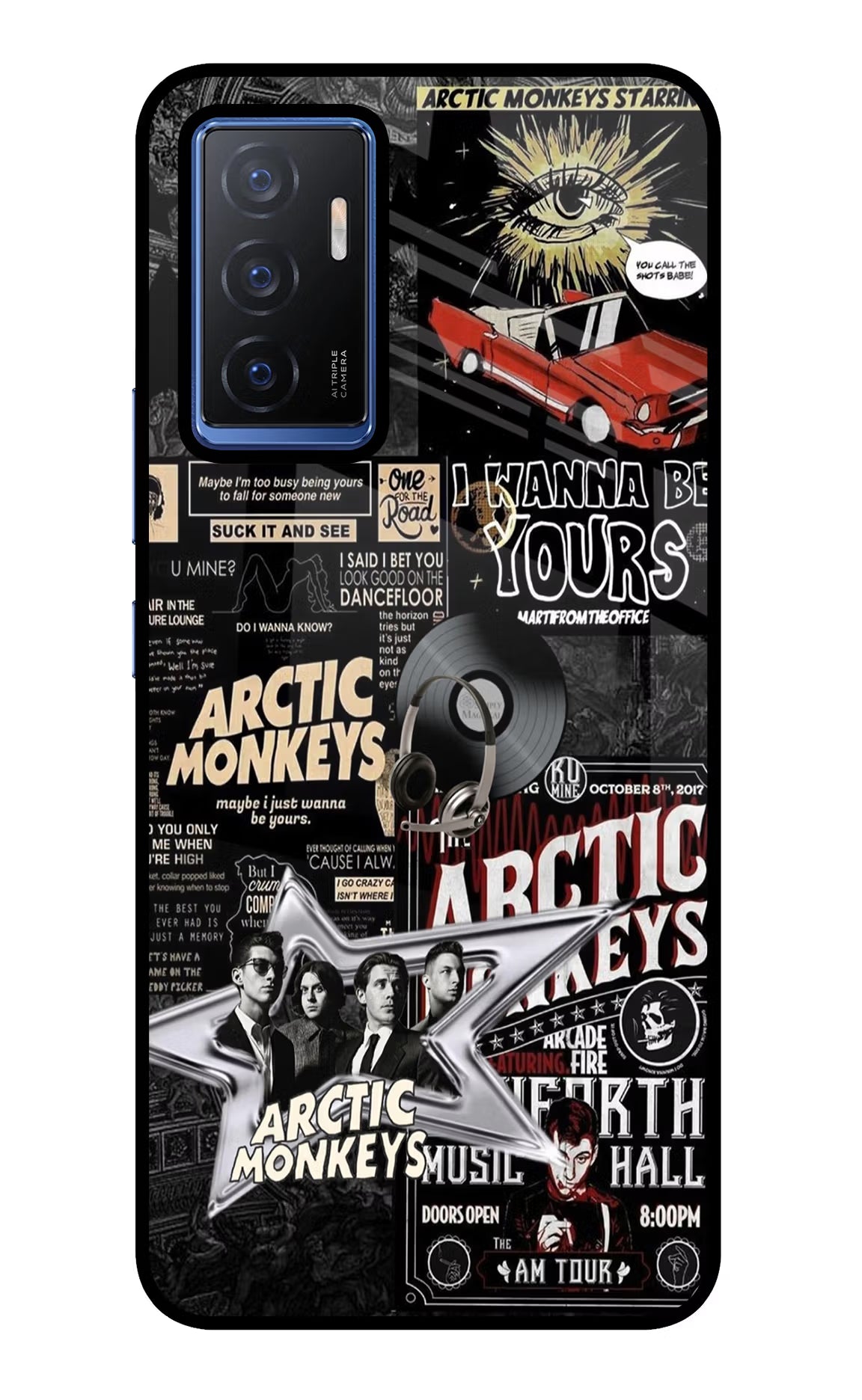 Arctic Monkeys Vivo V23E 5G Glass Case - Arctic Monkeys Vivo V23E 5G Glass Case Arctic Monkeys Vivo V23E 5G Glass Case