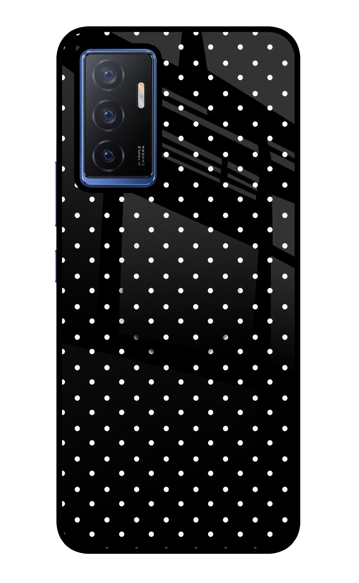 White Dots Vivo V23E 5G Glass Case - White Dots Vivo V23E 5G Glass Case White Dots Vivo V23E 5G Glass Case