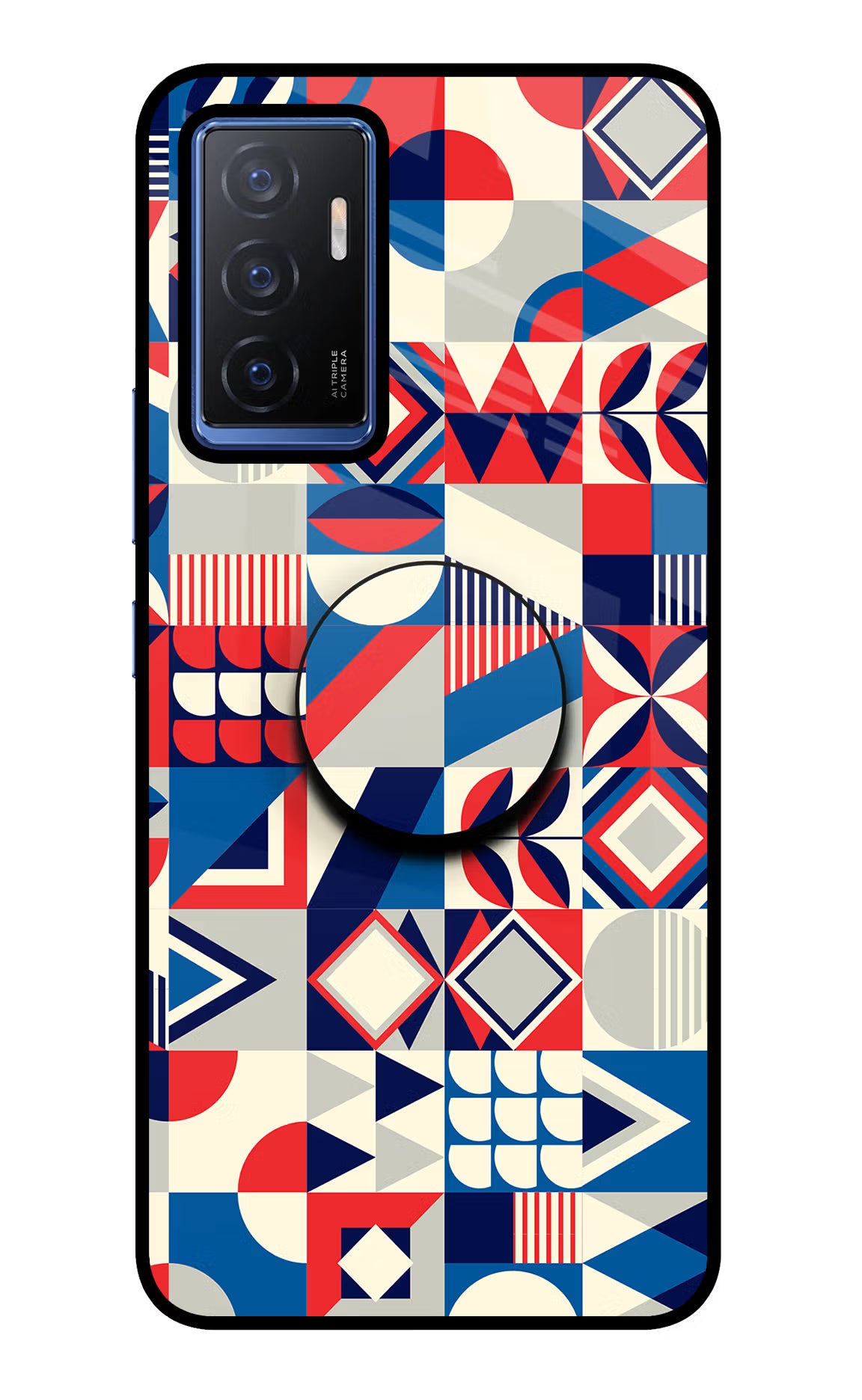 Colorful Pattern Vivo V23E 5G Glass Case - Colorful Pattern Vivo V23E 5G Glass Case Colorful Pattern Vivo V23E 5G Glass Case