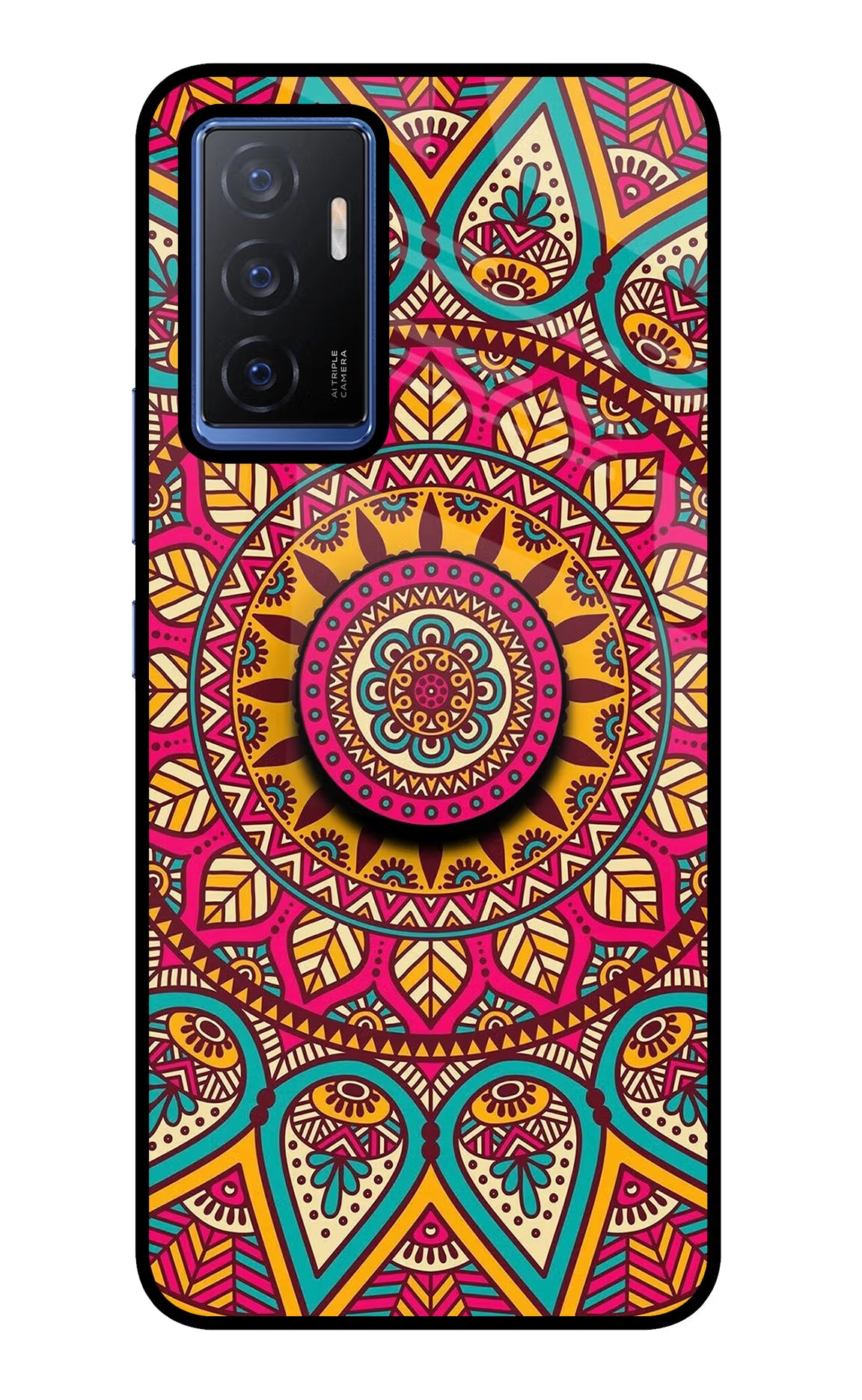 Mandala Vivo V23E 5G Glass Case - Mandala Vivo V23E 5G Glass Case Mandala Vivo V23E 5G Glass Case