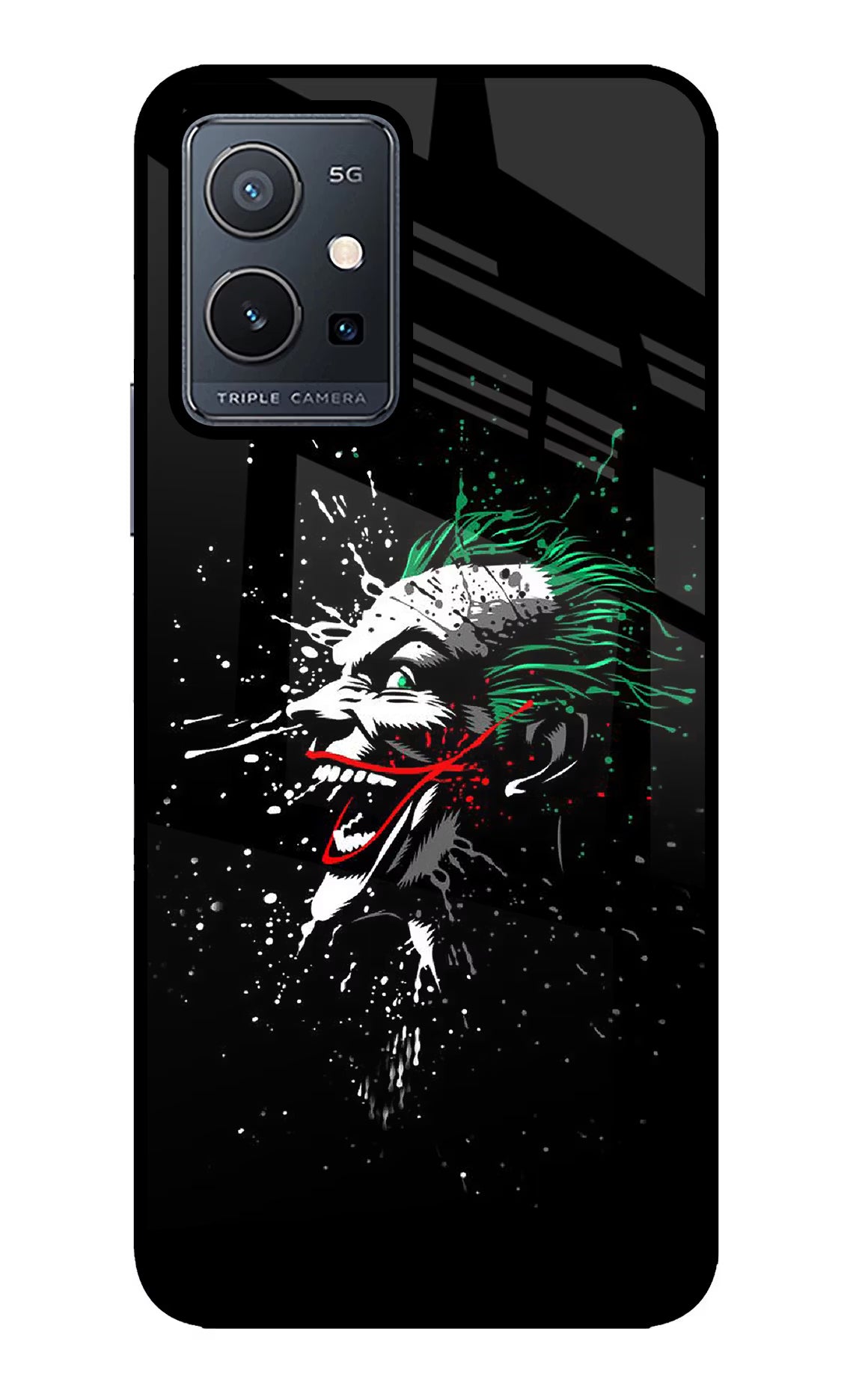 Joker Vivo Y75 5G/Vivo T1 5G Glass Case - Joker Vivo Y75 5G/Vivo T1 5G Glass Case Joker Vivo Y75 5G/Vivo T1 5G Glass Case