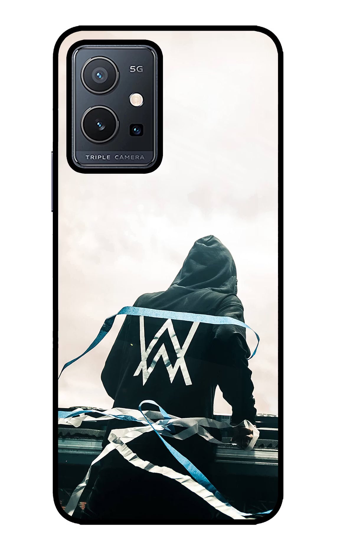 Alan Walker Vivo Y75 5G/Vivo T1 5G Glass Case - Alan Walker Vivo Y75 5G/Vivo T1 5G Glass Case Alan Walker Vivo Y75 5G/Vivo T1 5G Glass Case