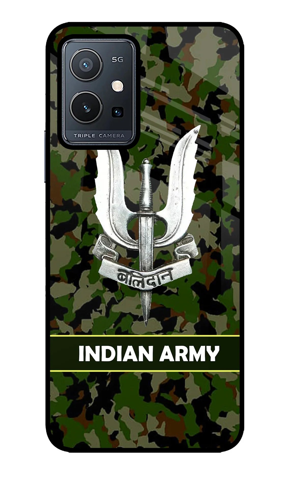 Balidan Indian Logo Vivo Y75 5G/Vivo T1 5G Glass Case - Balidan Indian Logo Vivo Y75 5G/Vivo T1 5G Glass Case Balidan Indian Logo Vivo Y75 5G/Vivo T1 5G Glass Case