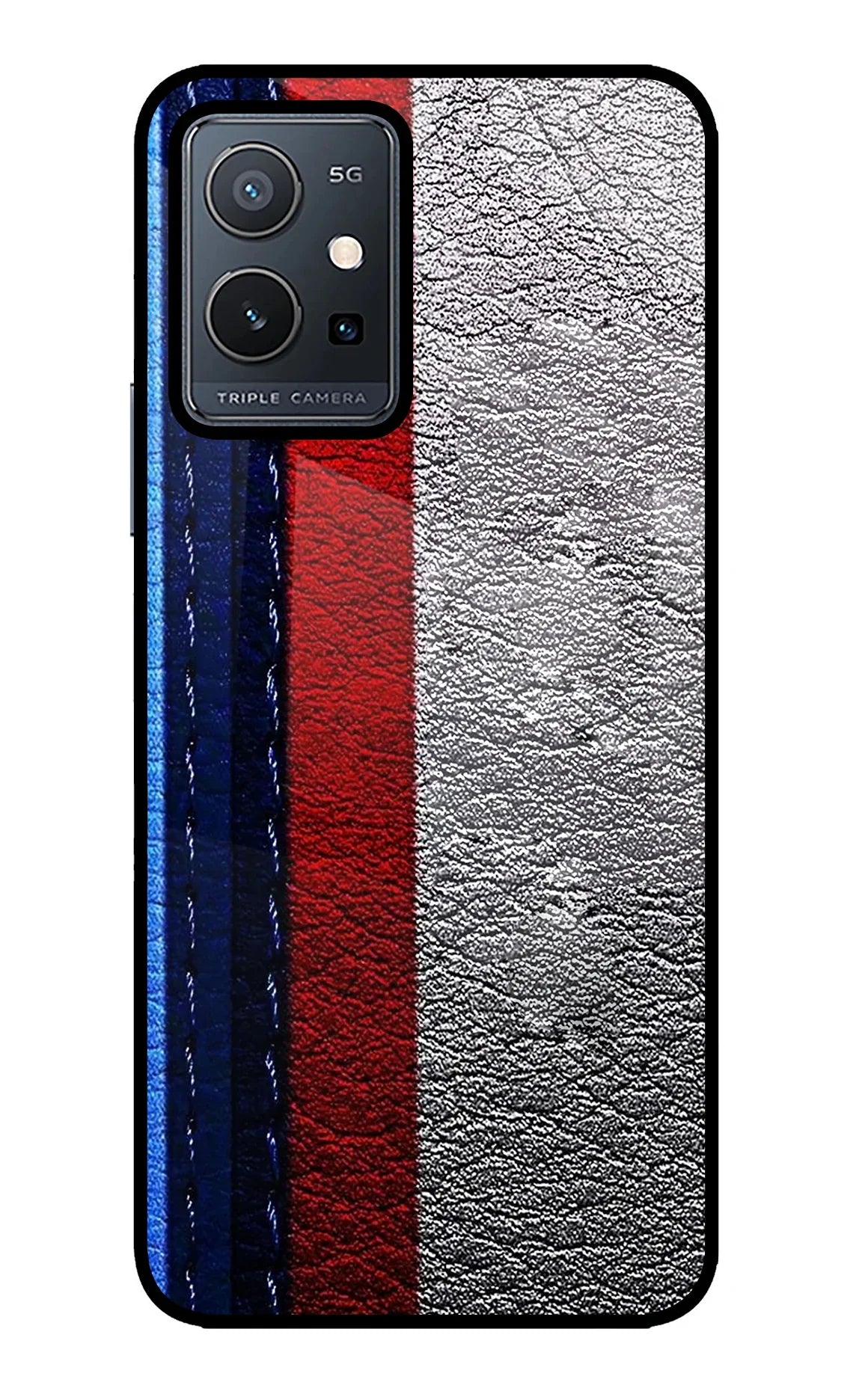 BMW Stripes Vivo Y75 5G/Vivo T1 5G Glass Case - BMW Stripes Vivo Y75 5G/Vivo T1 5G Glass Case BMW Stripes Vivo Y75 5G/Vivo T1 5G Glass Case