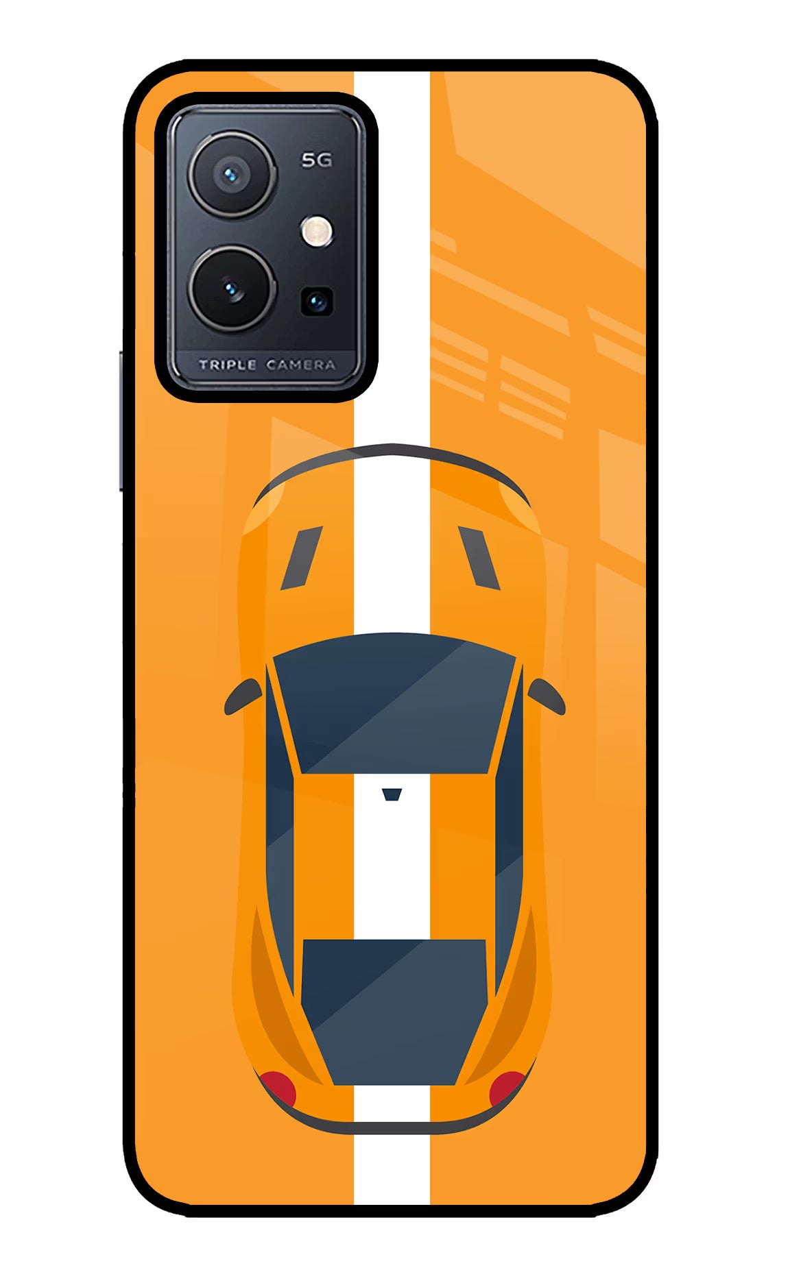 Highway Pursuit Vivo Y75 5G/Vivo T1 5G Glass Case - Highway Pursuit Vivo Y75 5G/Vivo T1 5G Glass Case Highway Pursuit Vivo Y75 5G/Vivo T1 5G Glass Case