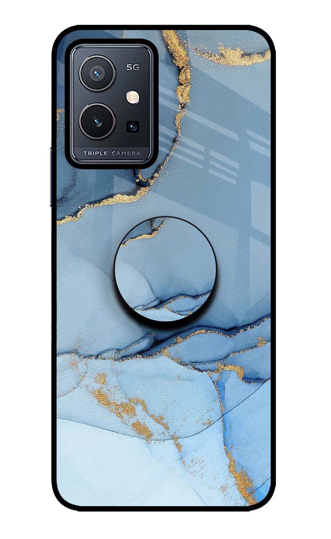 Blue Marble Vivo Y75 5G/Vivo T1 5G Glass Case - Blue Marble Vivo Y75 5G/Vivo T1 5G Glass Case Blue Marble Vivo Y75 5G/Vivo T1 5G Glass Case